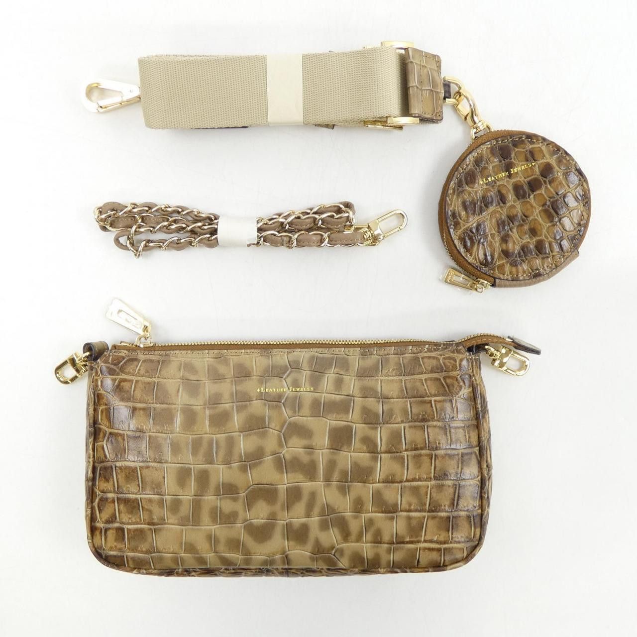 Other Other LEATHER JEWELS Leather Bag Leather Handbag DUTY FREE for USA Size ONE SIZE - 6 Thumbnail