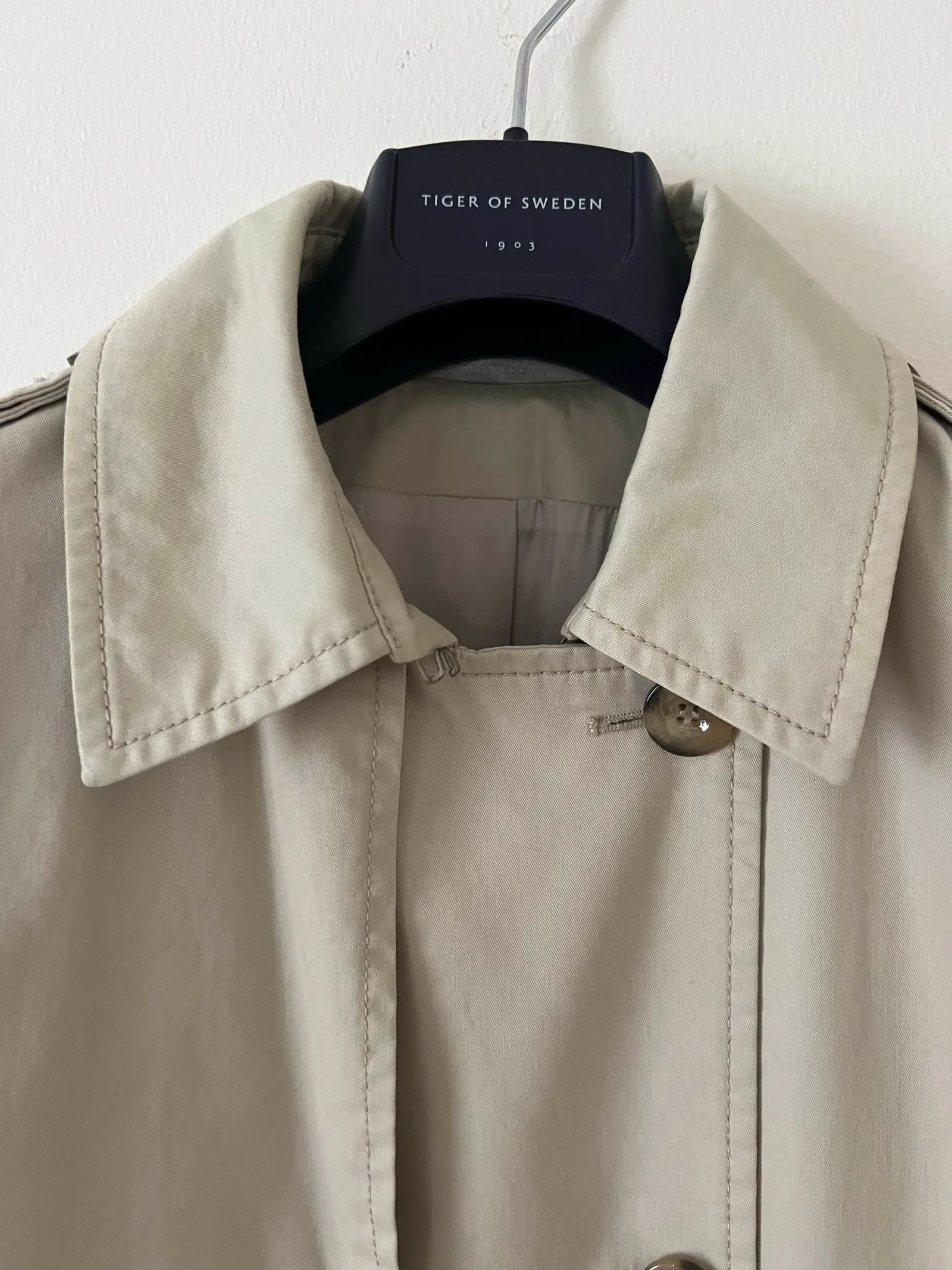 Tiger of Sweden Tiger of Sweden Trenchcoat Size S / US 4 / IT 40 - 3 Thumbnail