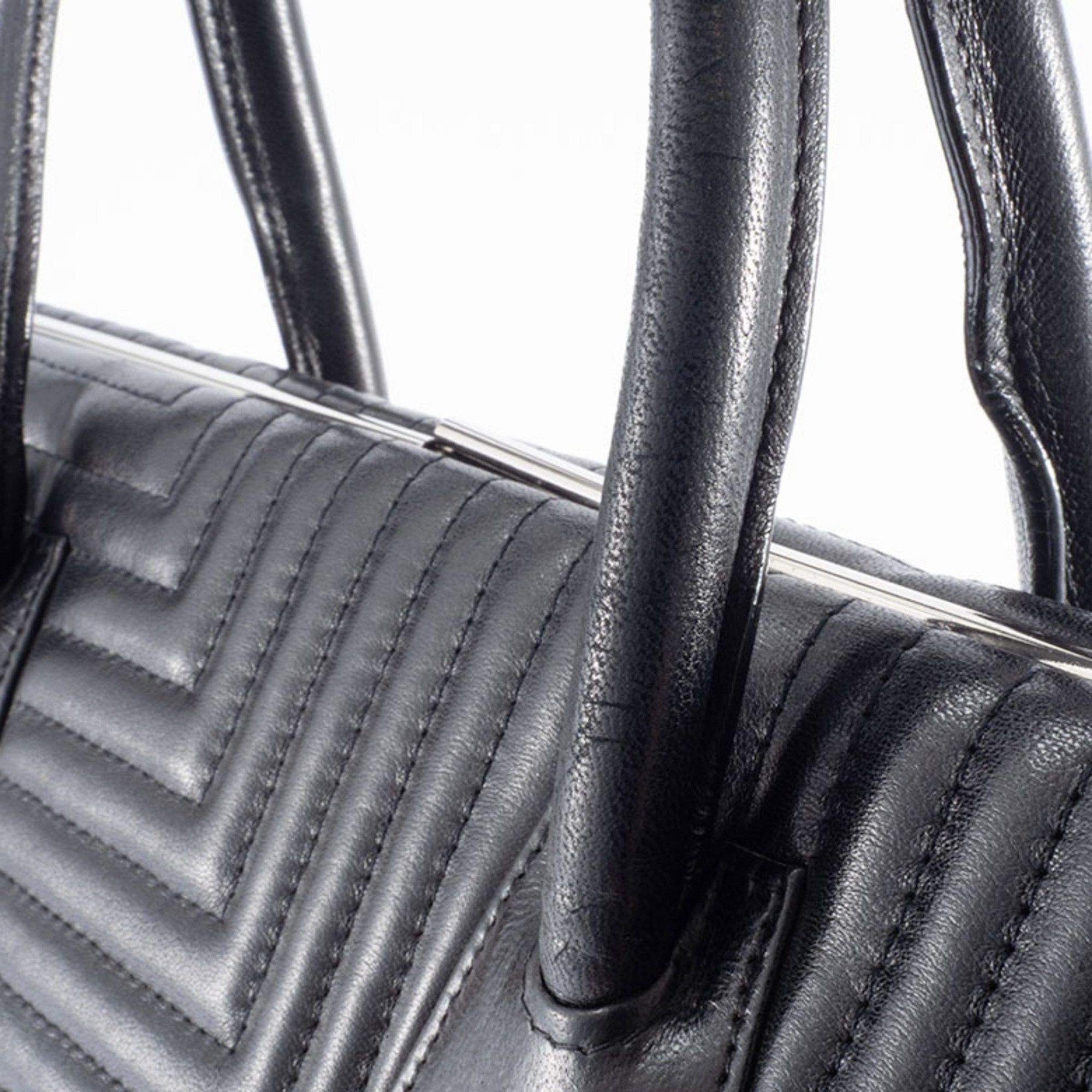 Bally Bally quilted handbag in black leather. Women's square tote bag. Size ONE SIZE - 15 Thumbnail