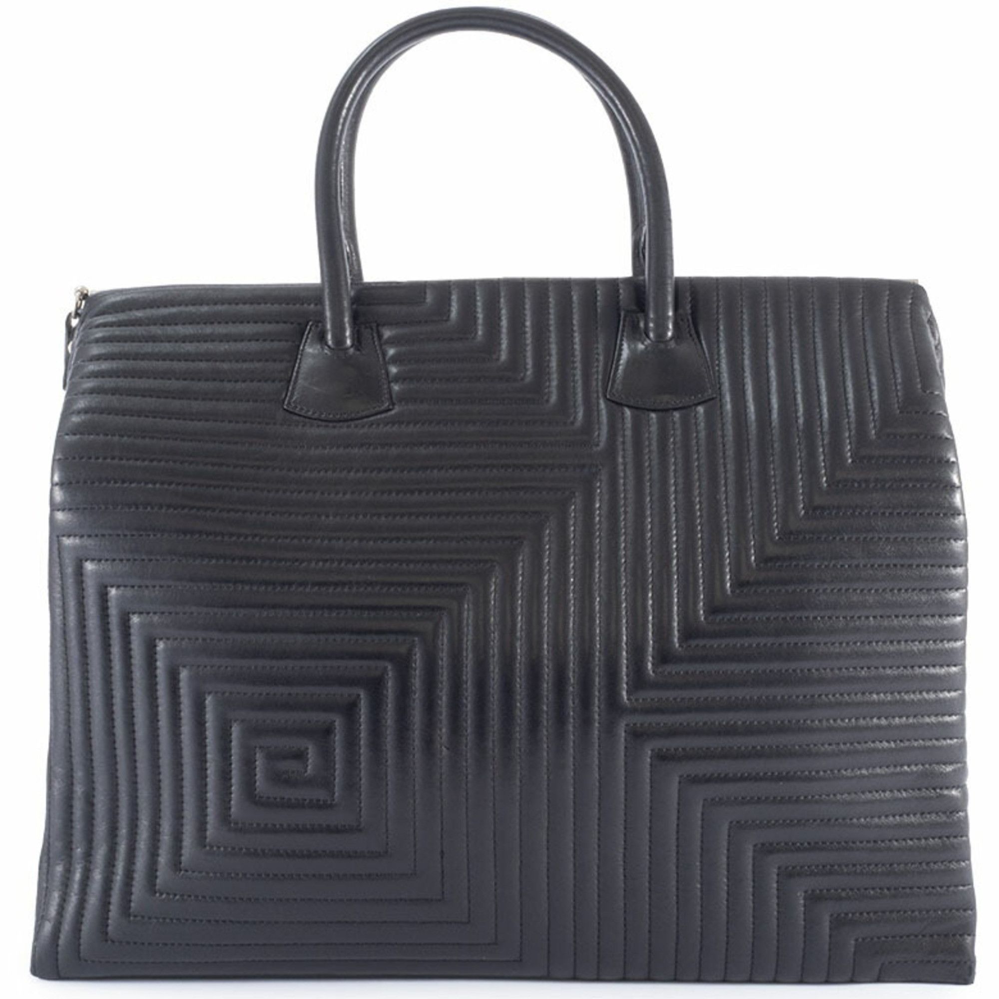 Bally Bally quilted handbag in black leather. Women's square tote bag. Size ONE SIZE - 3 Thumbnail