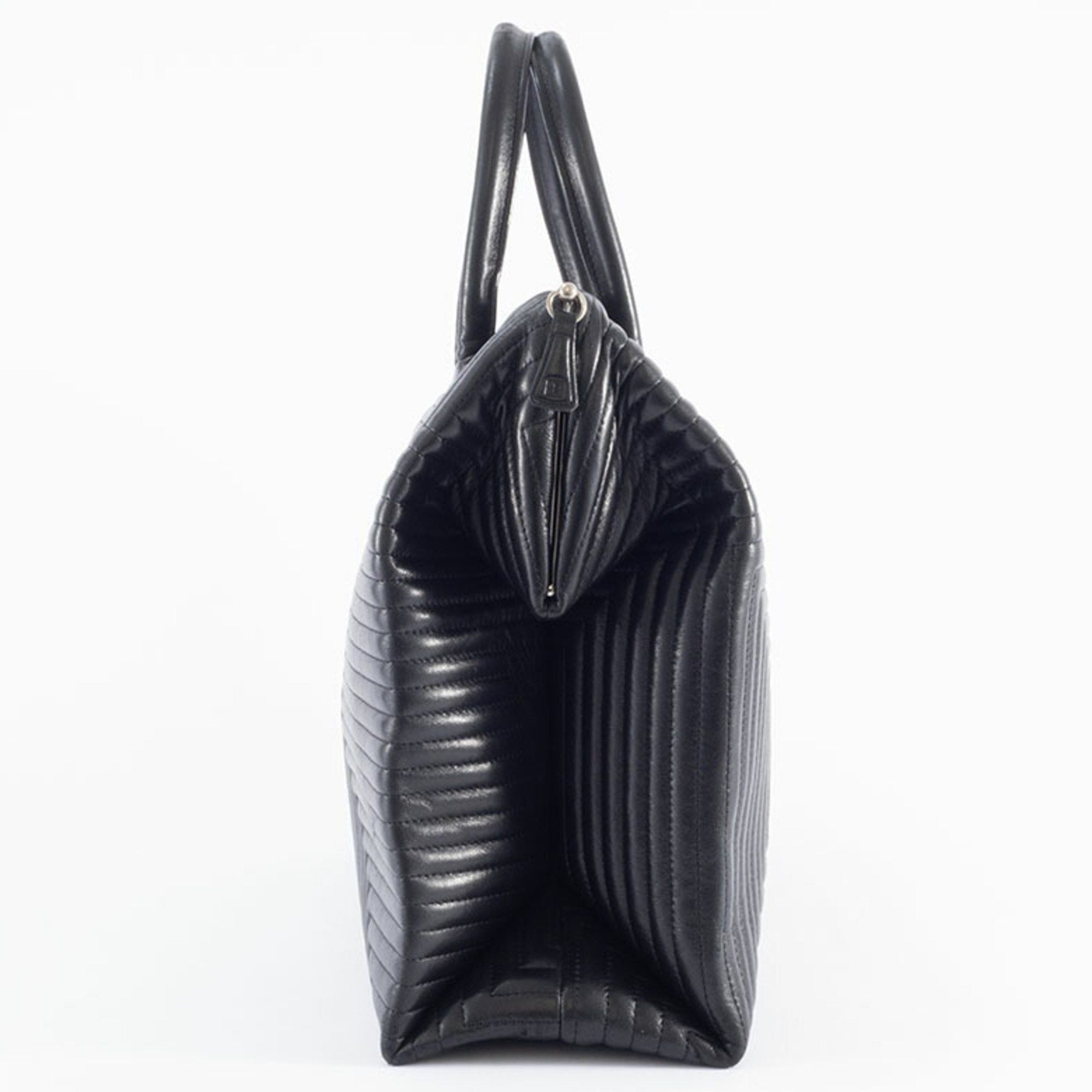 Bally Bally quilted handbag in black leather. Women's square tote bag. Size ONE SIZE - 12 Thumbnail