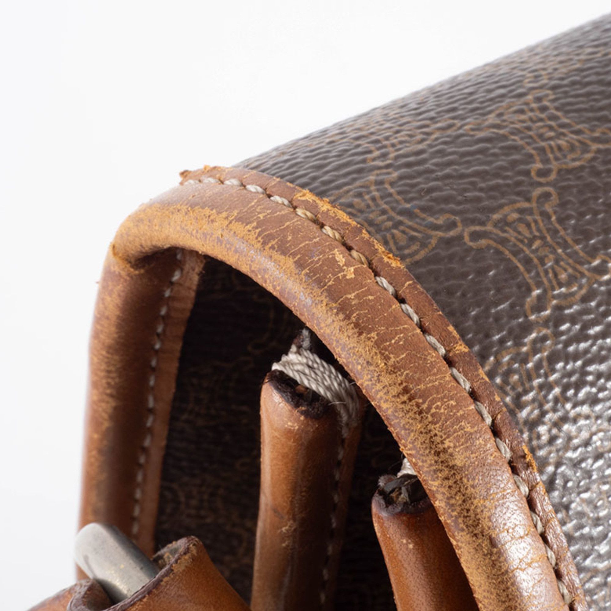 Celine Celine Macadam Flap Shoulder Bag M08, Brown PVC Leather, Women's, Old Style, Two-Compartment, CELINE Size ONE SIZE - 7 Thumbnail