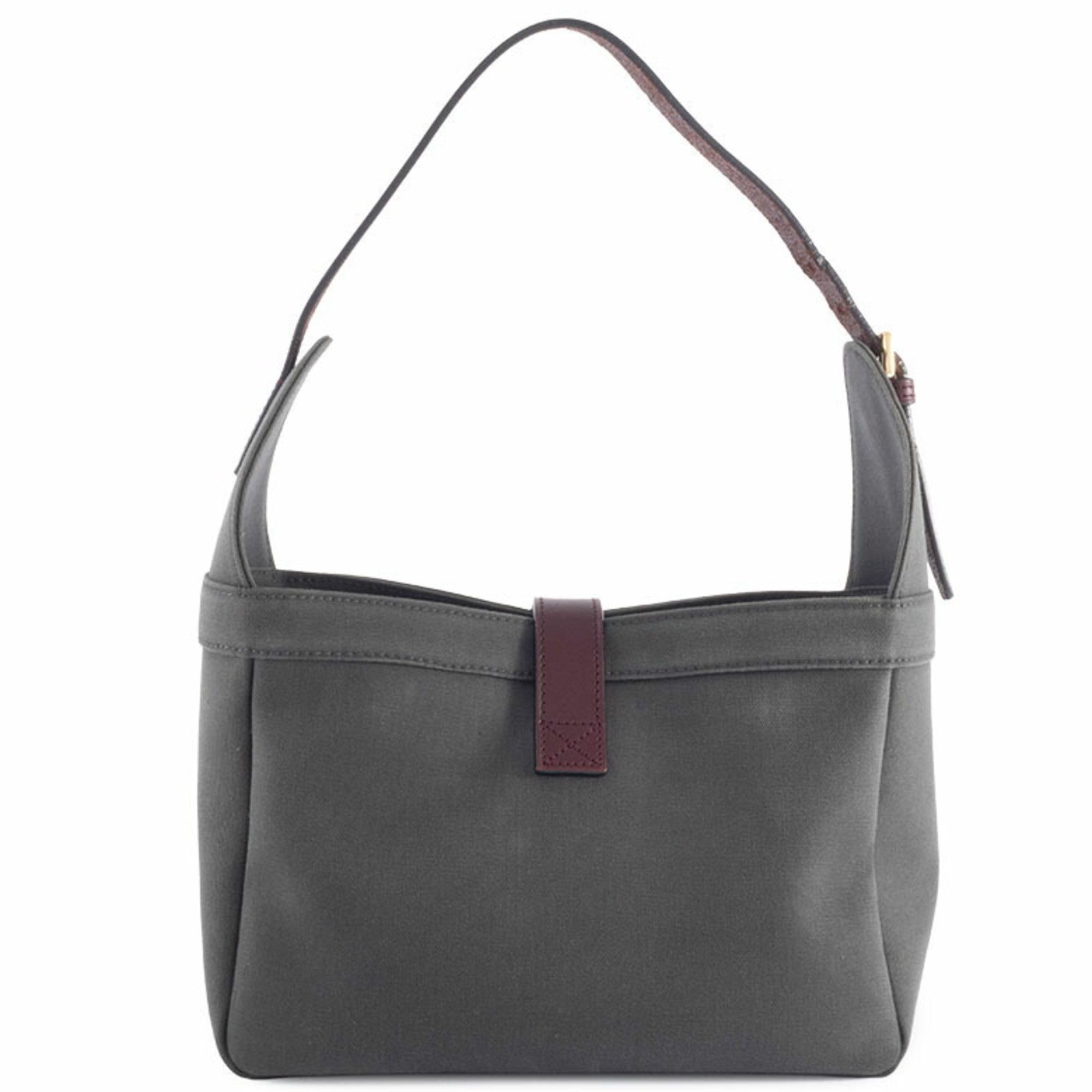 Loewe LOEWE Shoulder Bag, Canvas and Leather, Gray, Women's, Semi-Hand, Size ONE SIZE - 3 Thumbnail