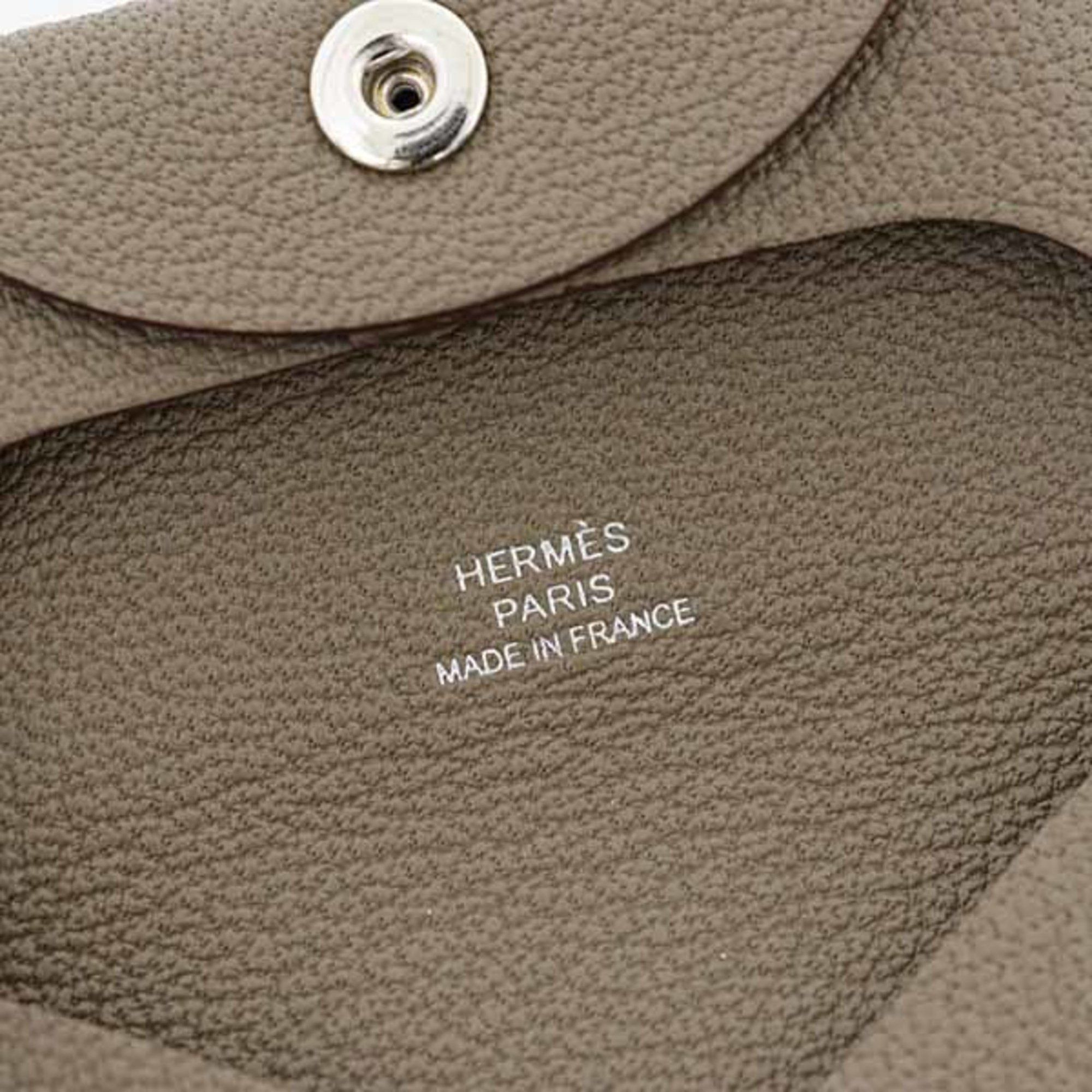 Hermes Hermes Coin Case Bastia Chevre Mysore Etoupe B Stamp (Made in 2023) Unused Size ONE SIZE - 5 Thumbnail