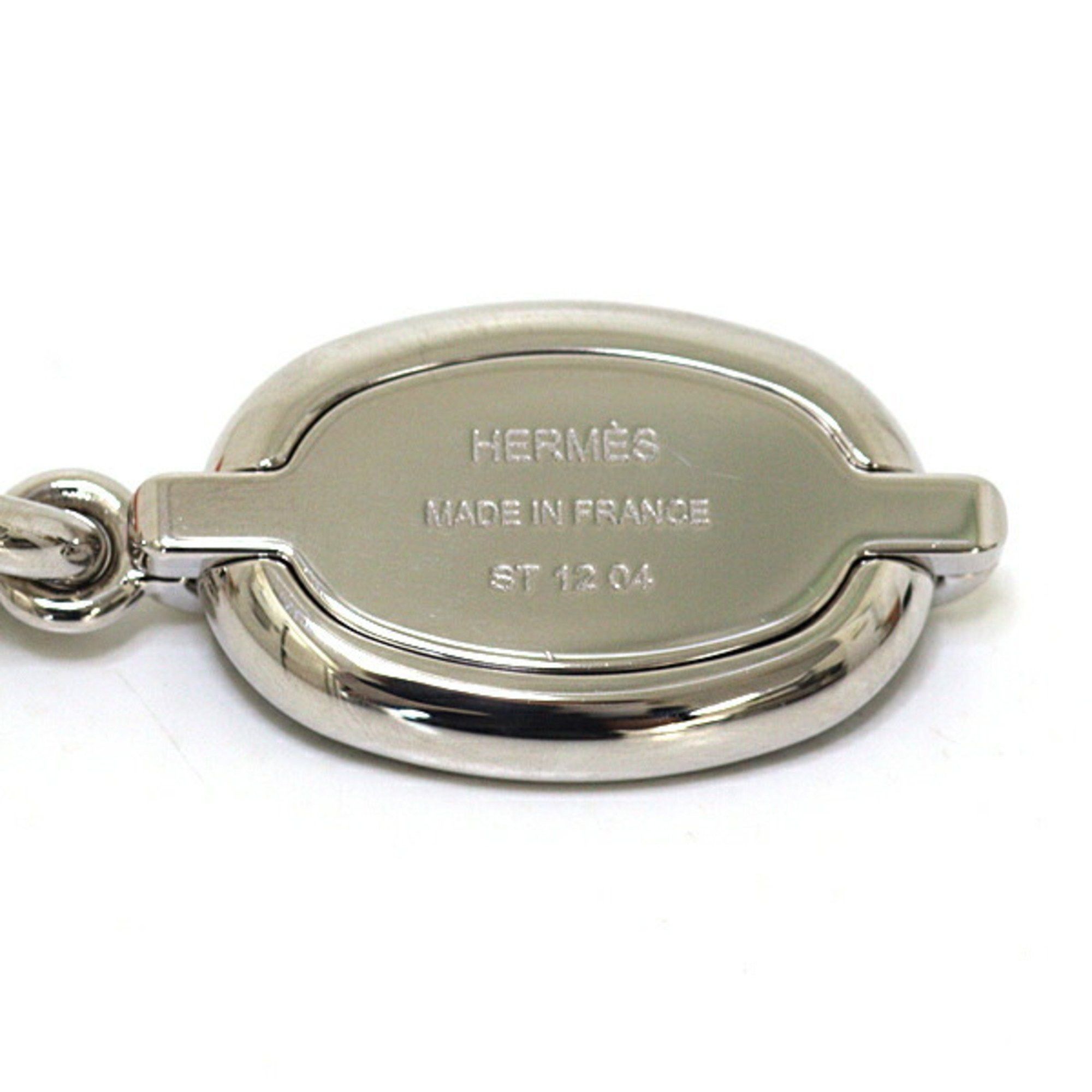 Hermes Hermes Pendant Mini Maillon PM Black Silver Necklace Unused Size ONE SIZE - 4 Thumbnail