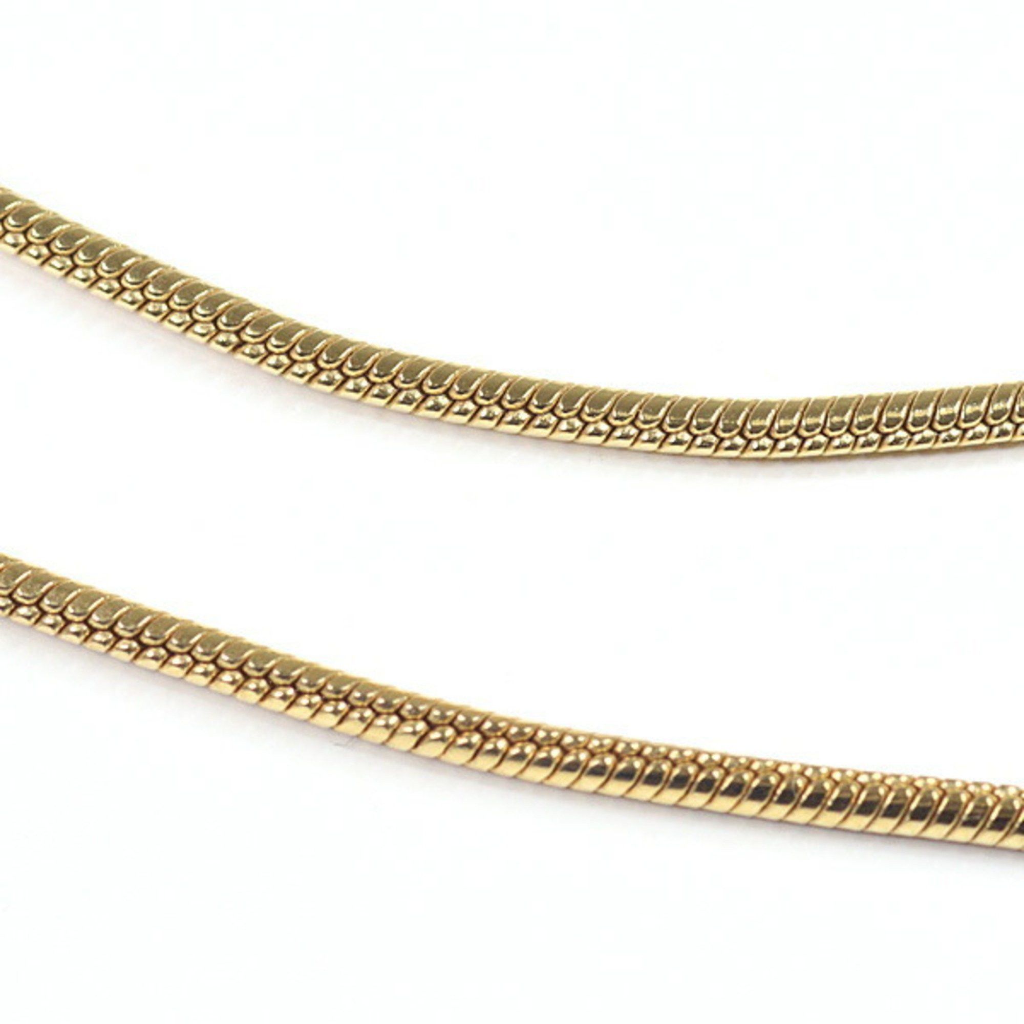 Dior Christian Dior Dior Necklace, Gold-Tone Metal, Gold Color, 46cm, Costume Size ONE SIZE - 5 Thumbnail