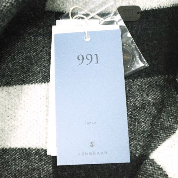 Other Other 991 Japan Rosario Check jacket Wool Jacket Leather Outerwear YBJA202A DUTY FREE for USA Size ONE SIZE - 3 Thumbnail