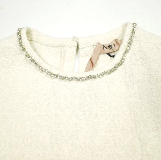 Other Other N°21 24SS Bijou Blouse Cotton Blend Top Cotton Tops 24S-G122-0126 DUTY FREE for USA Size ONE SIZE - 6 Thumbnail