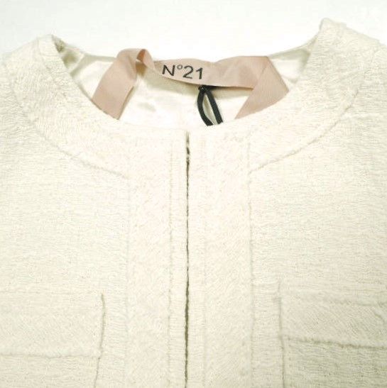 Other Other N°21 5K GIACCA TESSUTO High Density Cotton Tweed Jacket Cotton Outerwear 24S-L014-0126 DUTY FREE for USA Size ONE SIZE - 6 Thumbnail