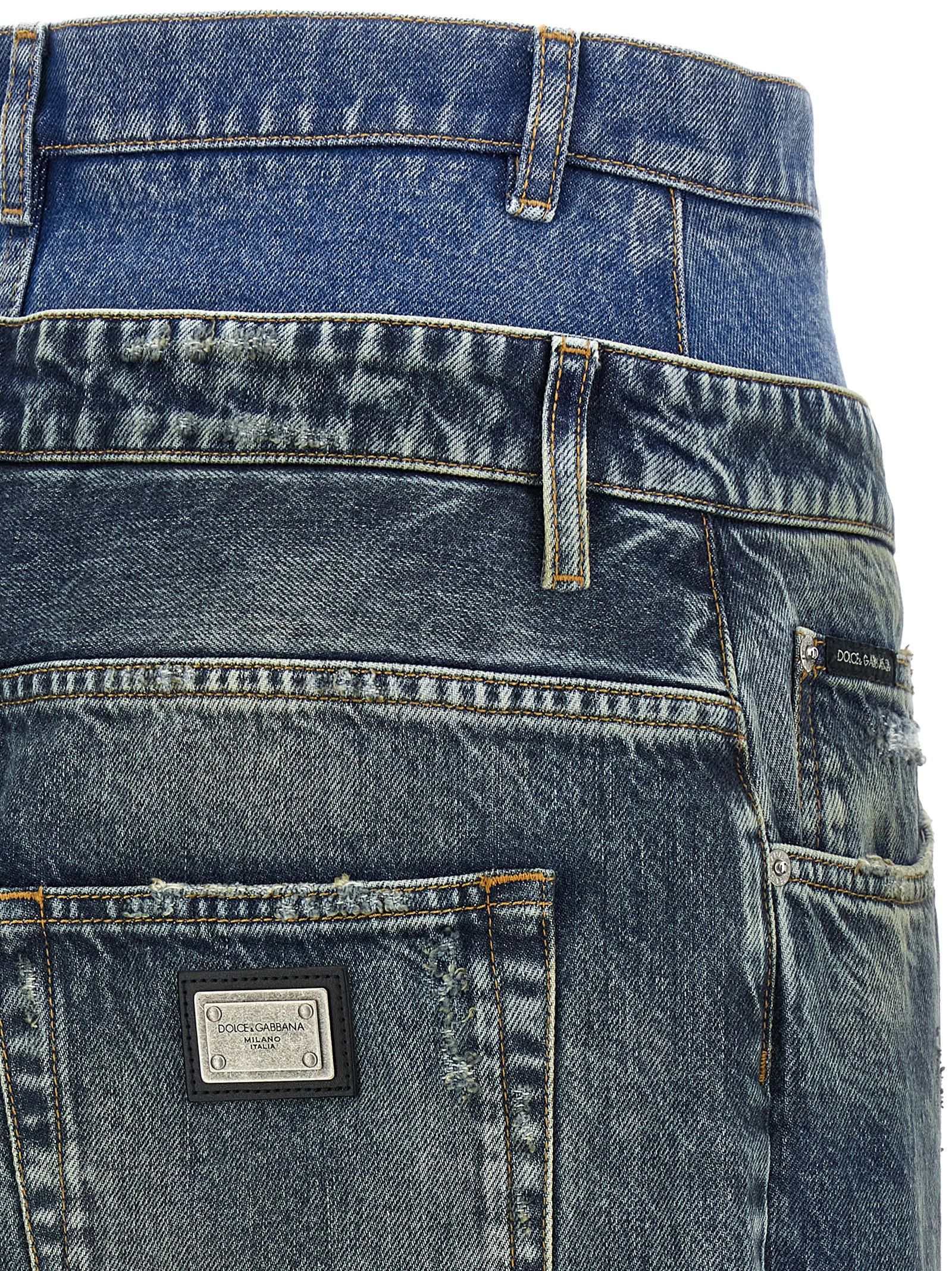 Dolce & Gabbana Double Layer Jeans Size 27" / US 4 / IT 40 - 4 Thumbnail