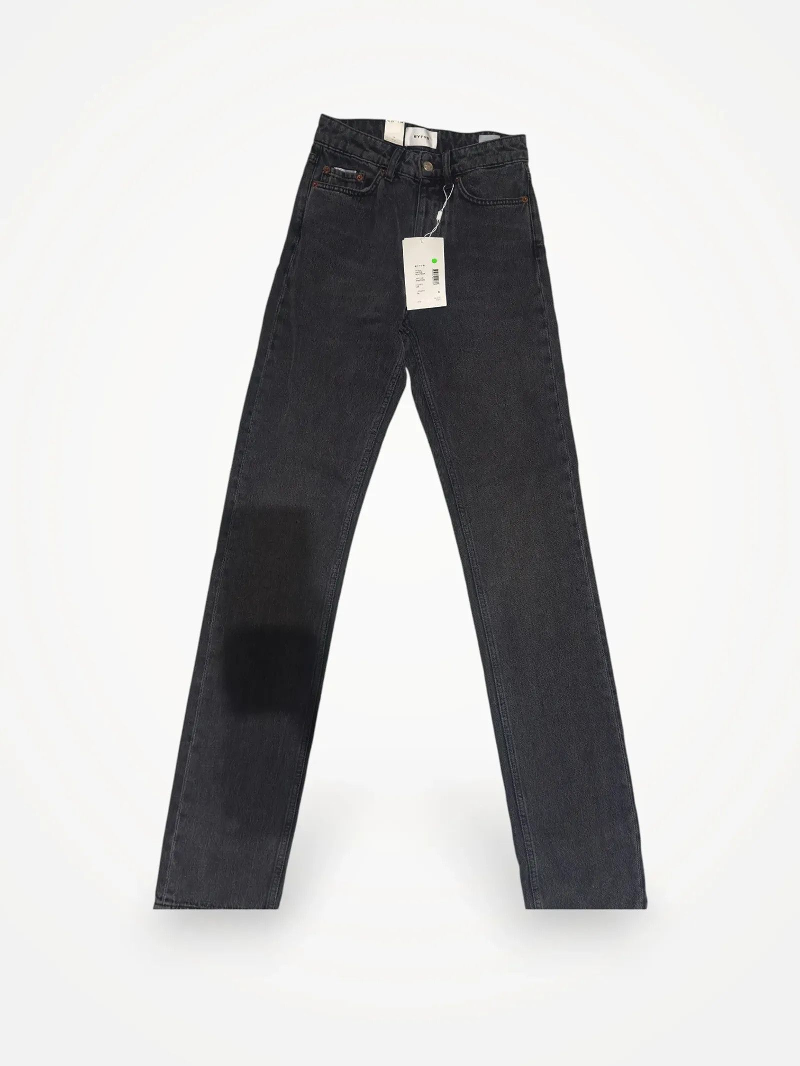 Eytys Eytys Orion Zip Stone Black Jeans Size 27" / US 4 / IT 40 - 2 Thumbnail