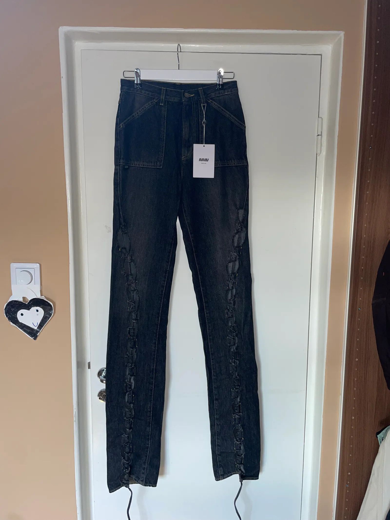 AVAVAV AVAVAV Cutout mom jeans Jeans Size 27" / US 4 / IT 40 - 4 Thumbnail
