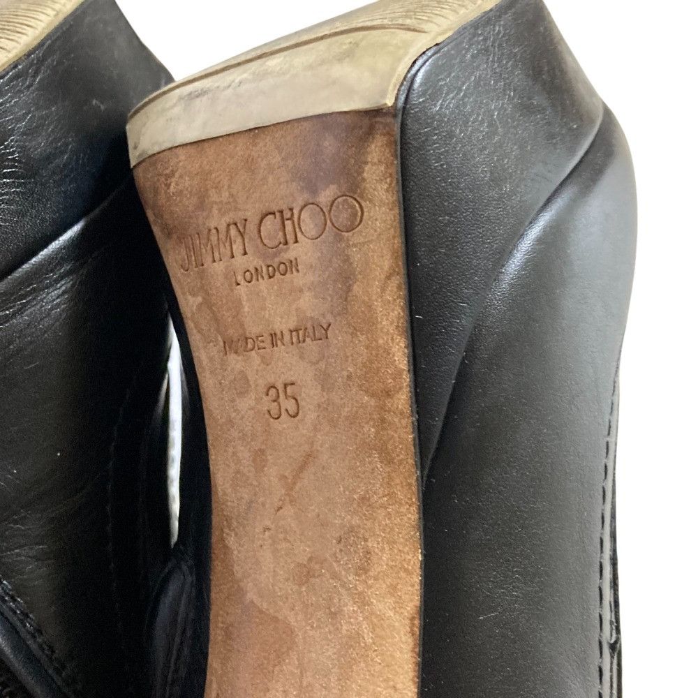 Jimmy Choo Jimmy Choo JIMMY CHOO Leather Short Boots Leather Shoes DUTY FREE for USA Size ONE SIZE - 8 Thumbnail