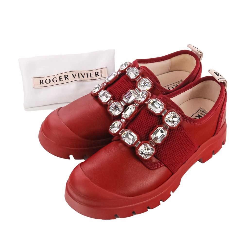 Roger Vivier Roger Vivier Roger Vivier Walky Viv Calf Leather Slip-on Shoes Leather Shoes DUTY FREE for USA Size ONE SIZE - 13 Thumbnail