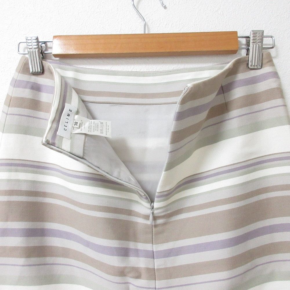 Celine Celine Celine Stripe Tight Mini Skirt Others Skirts DUTY FREE for USA Size ONE SIZE - 4 Thumbnail