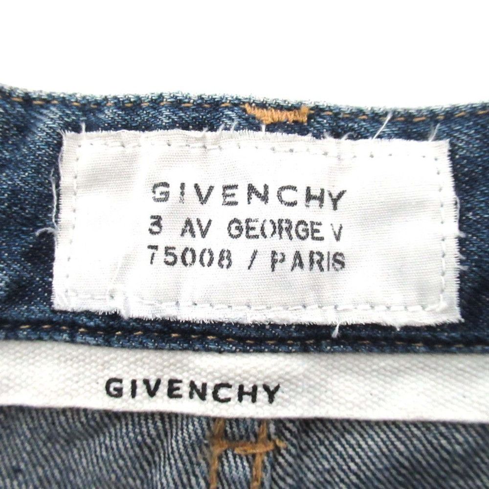 Givenchy Givenchy Givenchy Chain Detail Straight-leg Cropped Jeans Denim Pants Denim Jeans BW50NG50LD DUTY FREE for USA Size ONE SIZE - 11 Thumbnail