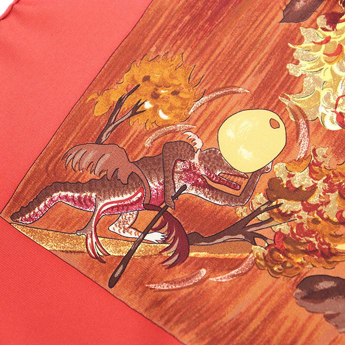 Hermes Hermes Hermes Carre 90 KUGGOR TREE Silk Scarf Cotton Scarf DUTY FREE for USA Size ONE SIZE - 8 Thumbnail