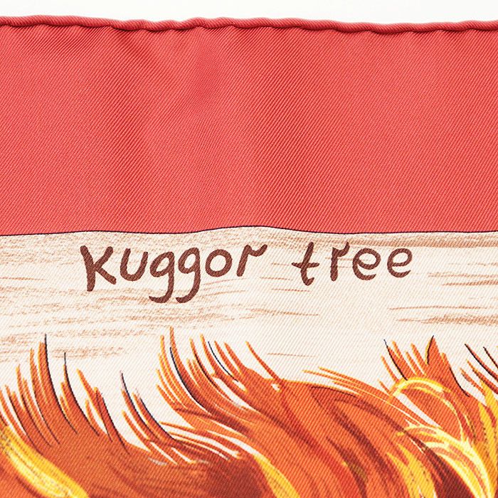 Hermes Hermes Hermes Carre 90 KUGGOR TREE Silk Scarf Cotton Scarf DUTY FREE for USA Size ONE SIZE - 7 Thumbnail