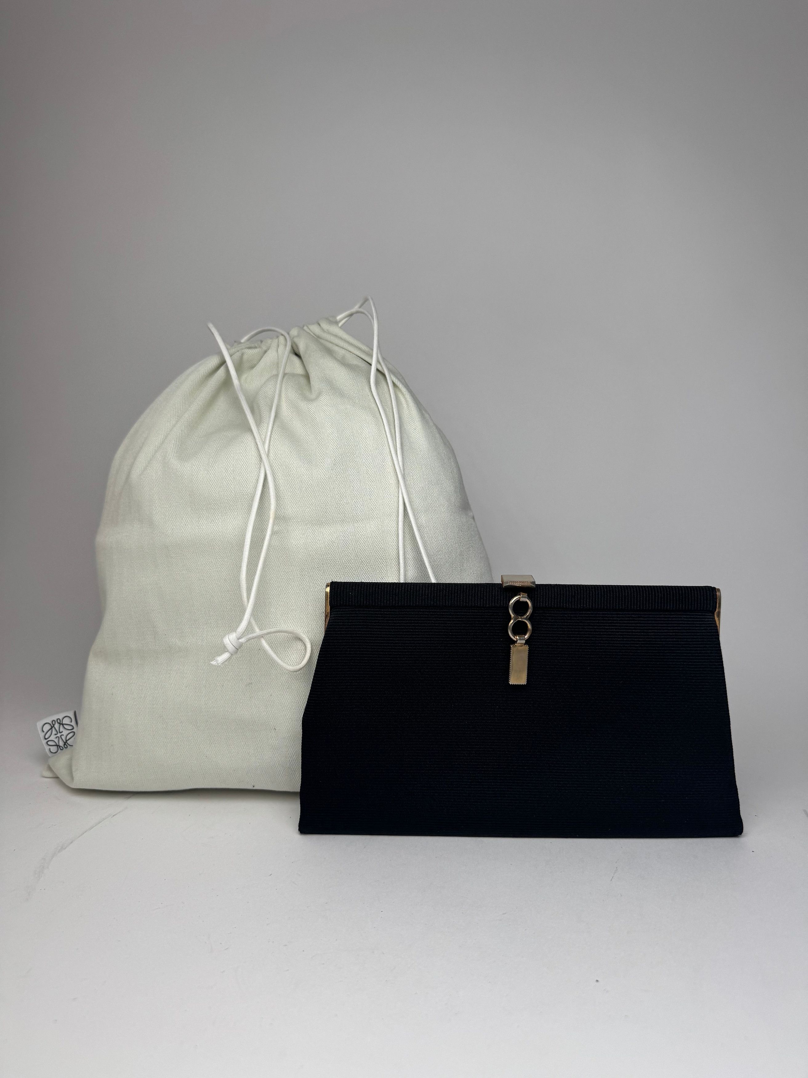 Loewe Vintage Madrid 70s Clutch Black Size ONE SIZE - 3 Thumbnail