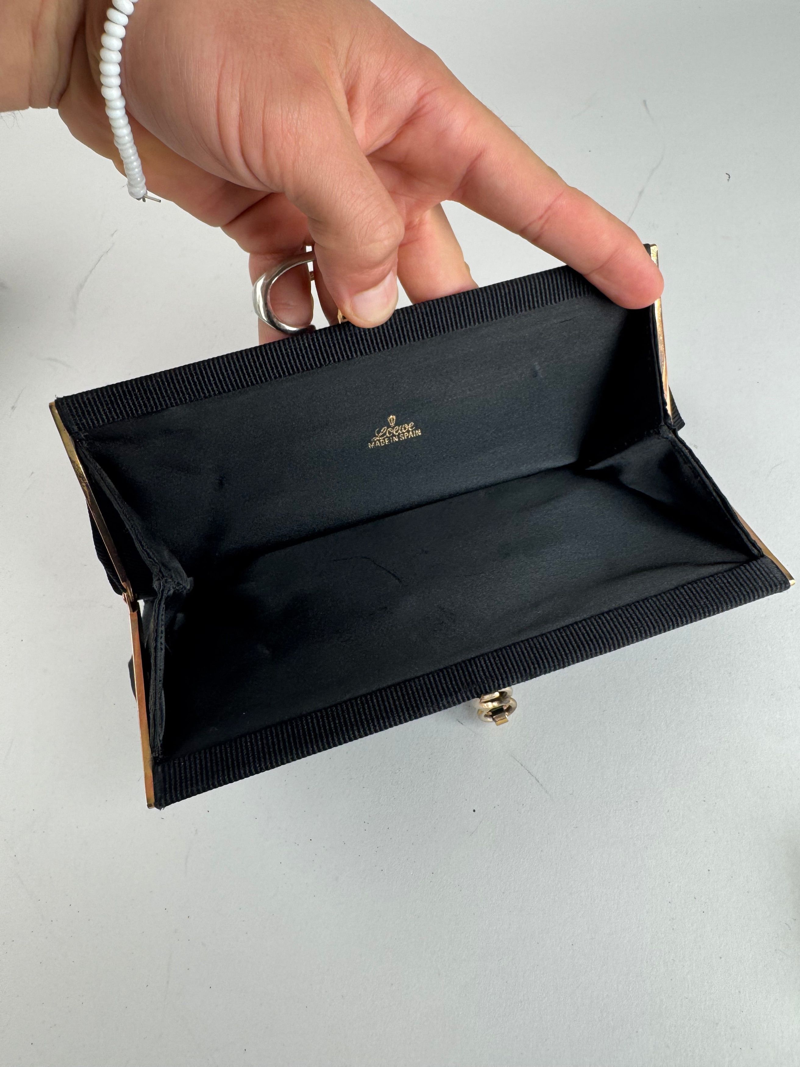 Loewe Vintage Madrid 70s Clutch Black Size ONE SIZE - 5 Thumbnail