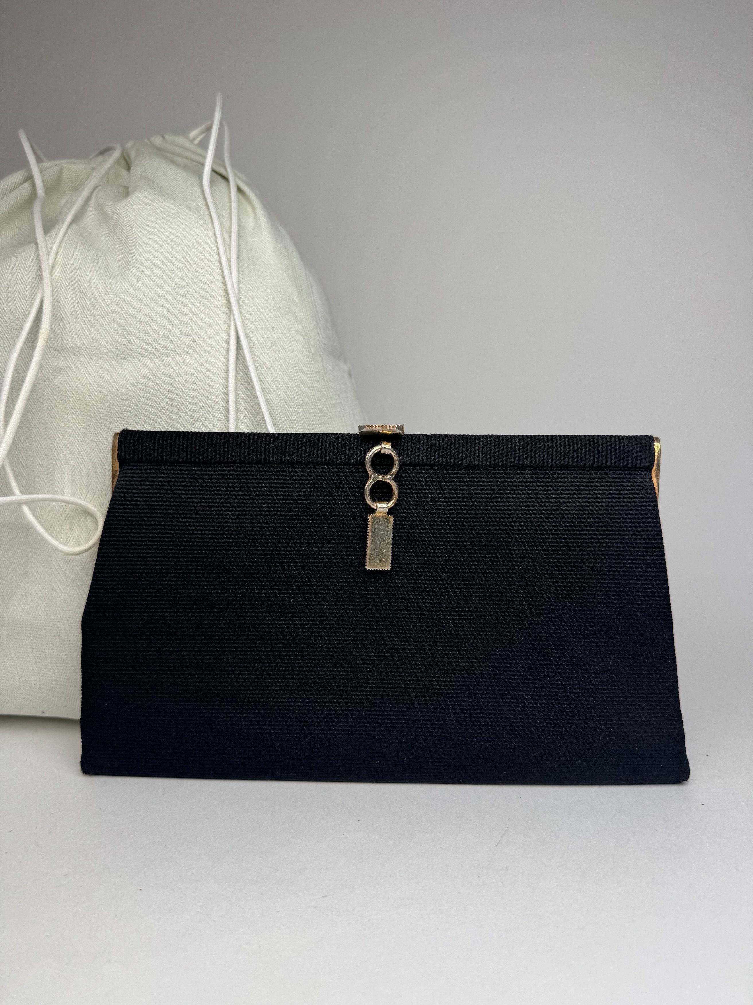 Loewe Vintage Madrid 70s Clutch Black Size ONE SIZE - 7 Thumbnail