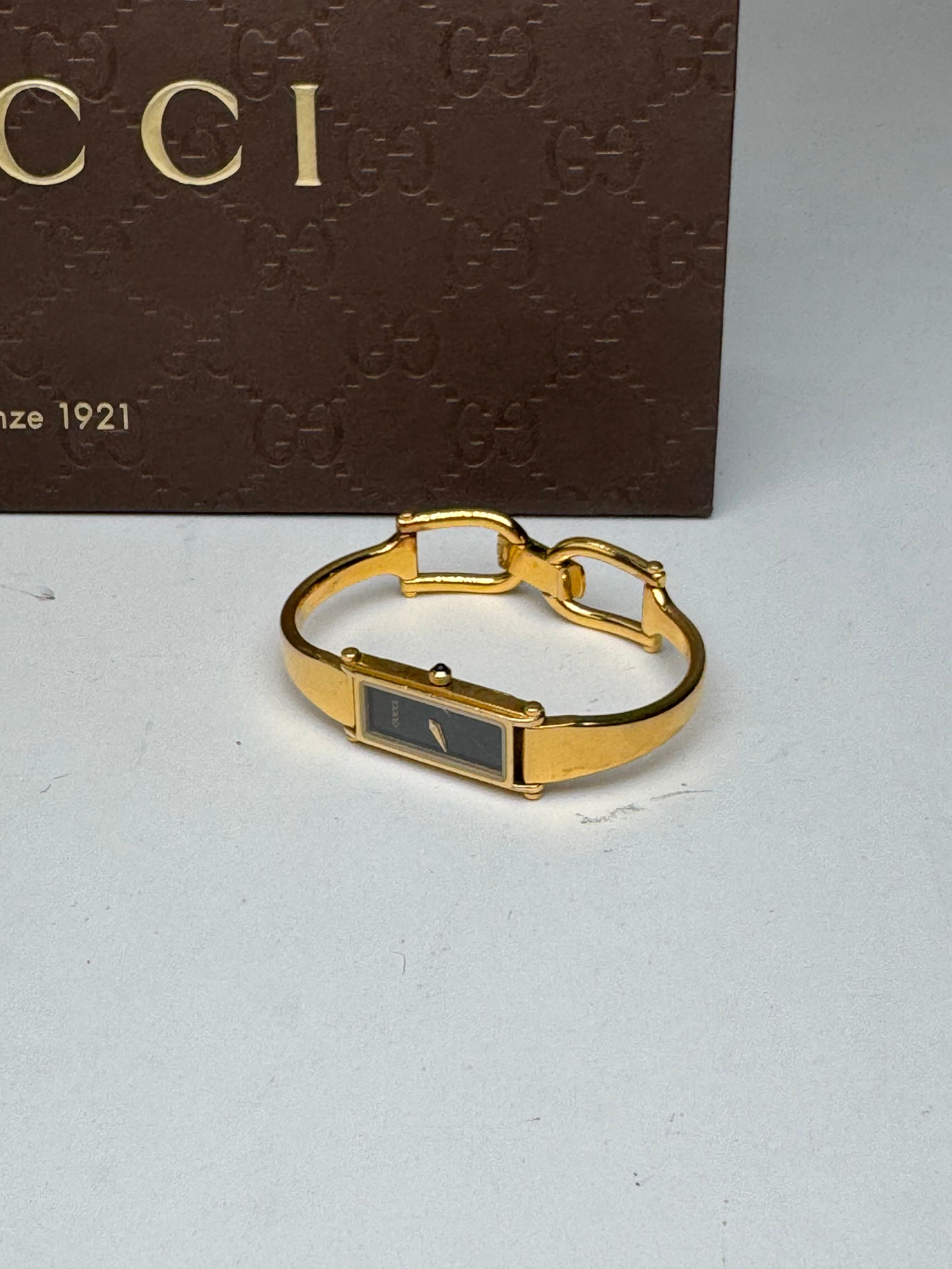 Gucci Vintage Horsebit steel watch golden Size ONE SIZE - 2 Thumbnail