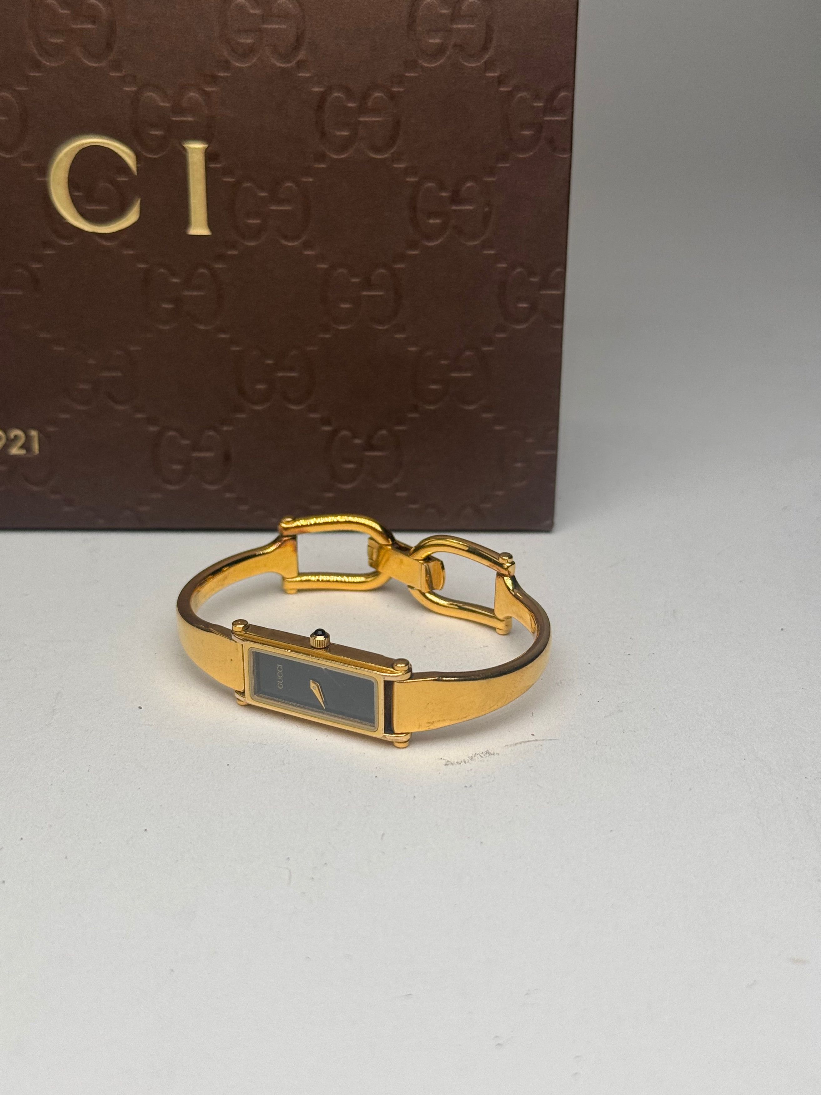Gucci Vintage Horsebit steel watch golden Size ONE SIZE - 5 Thumbnail