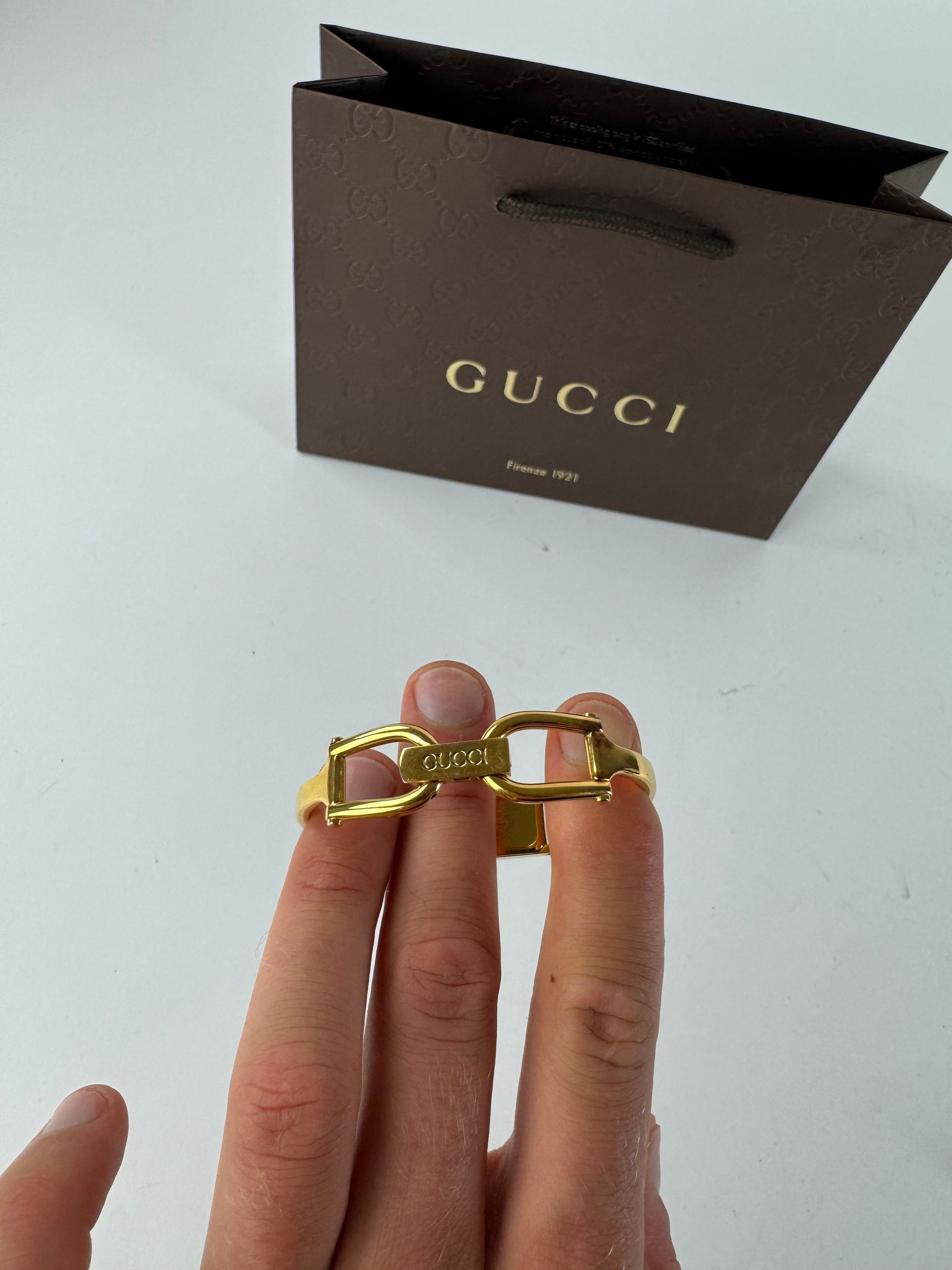 Gucci Vintage Horsebit steel watch golden Size ONE SIZE - 6 Thumbnail