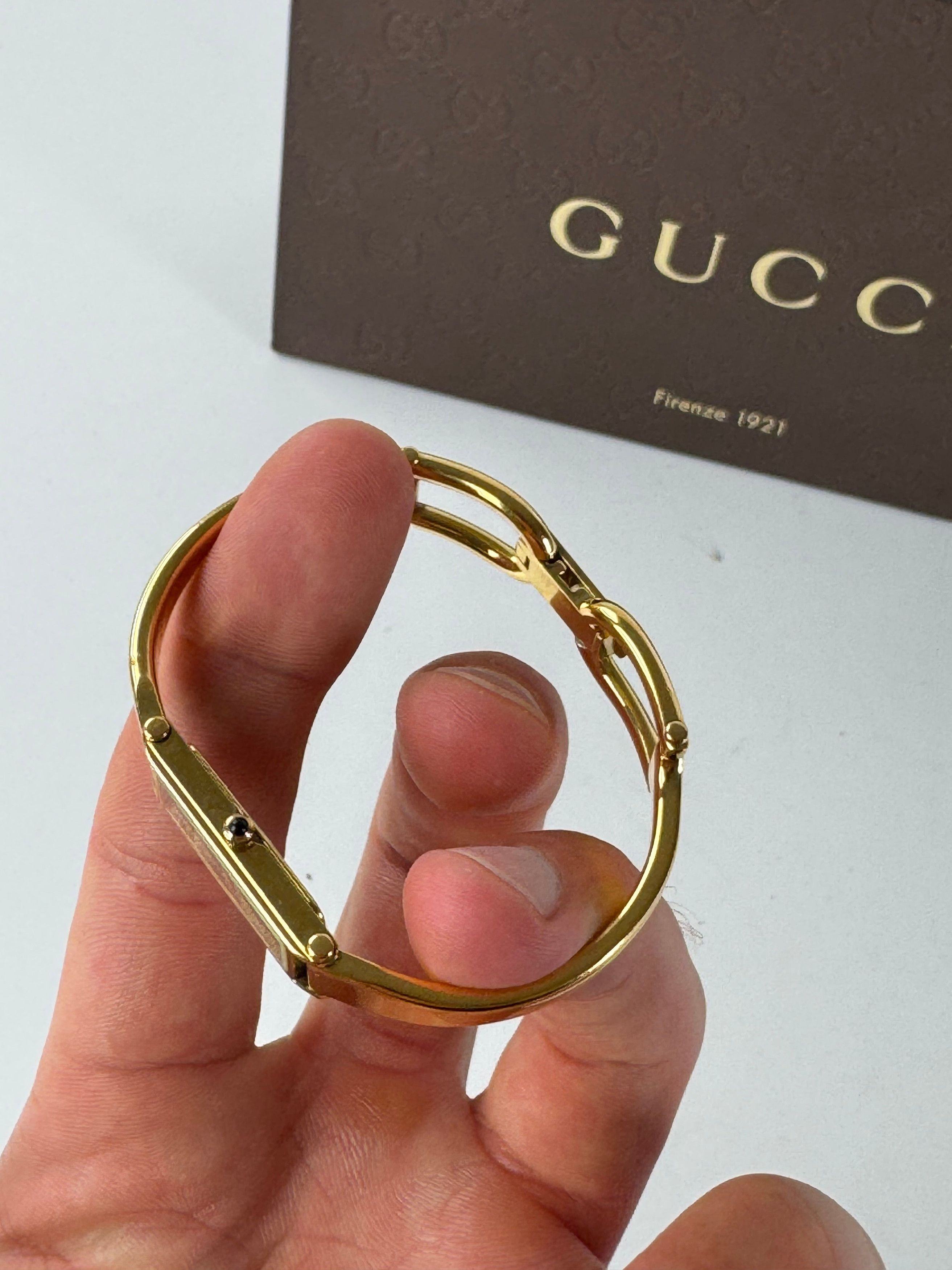 Gucci Vintage Horsebit steel watch golden Size ONE SIZE - 4 Thumbnail