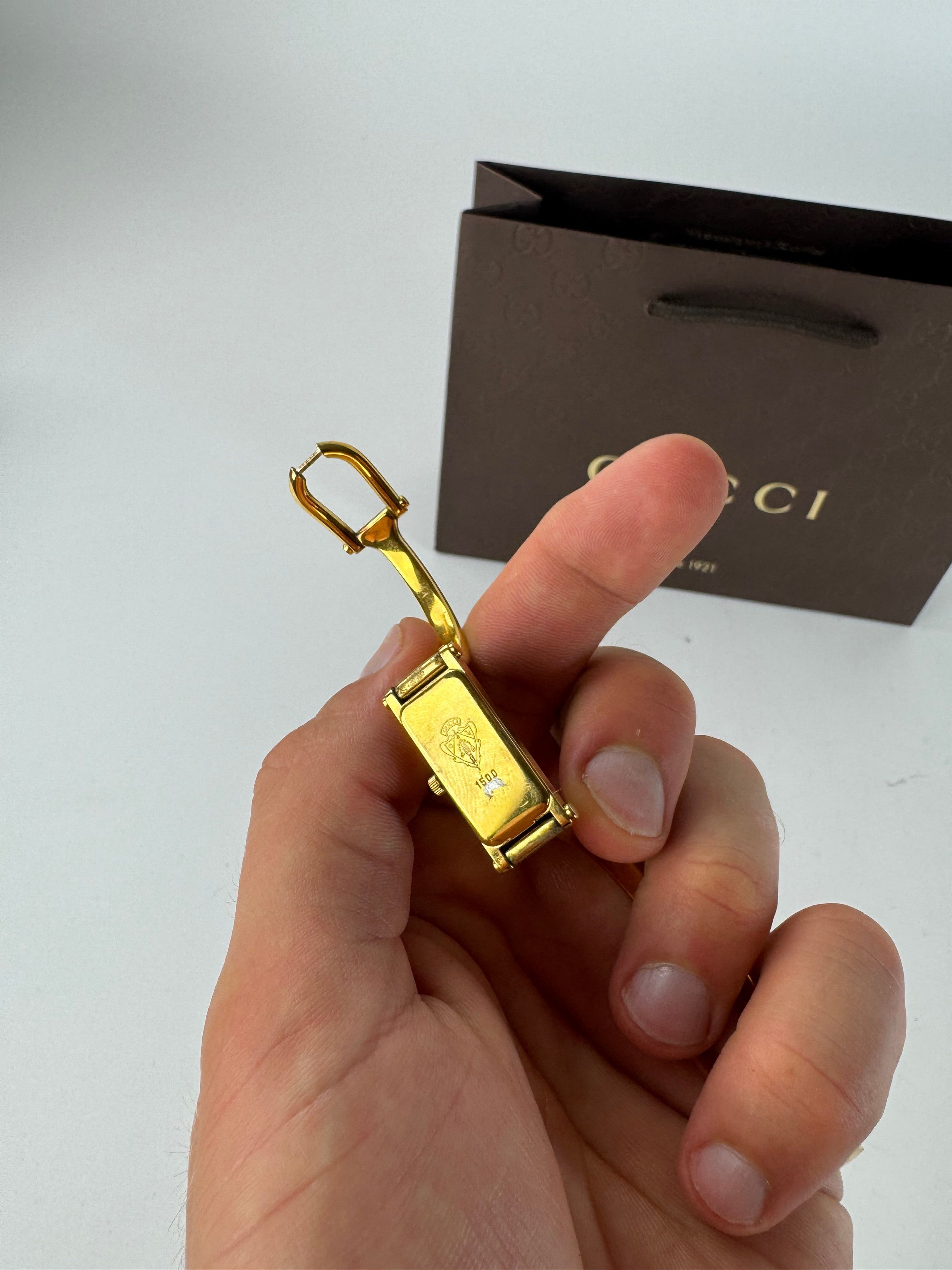 Gucci Vintage Horsebit steel watch golden Size ONE SIZE - 12 Thumbnail