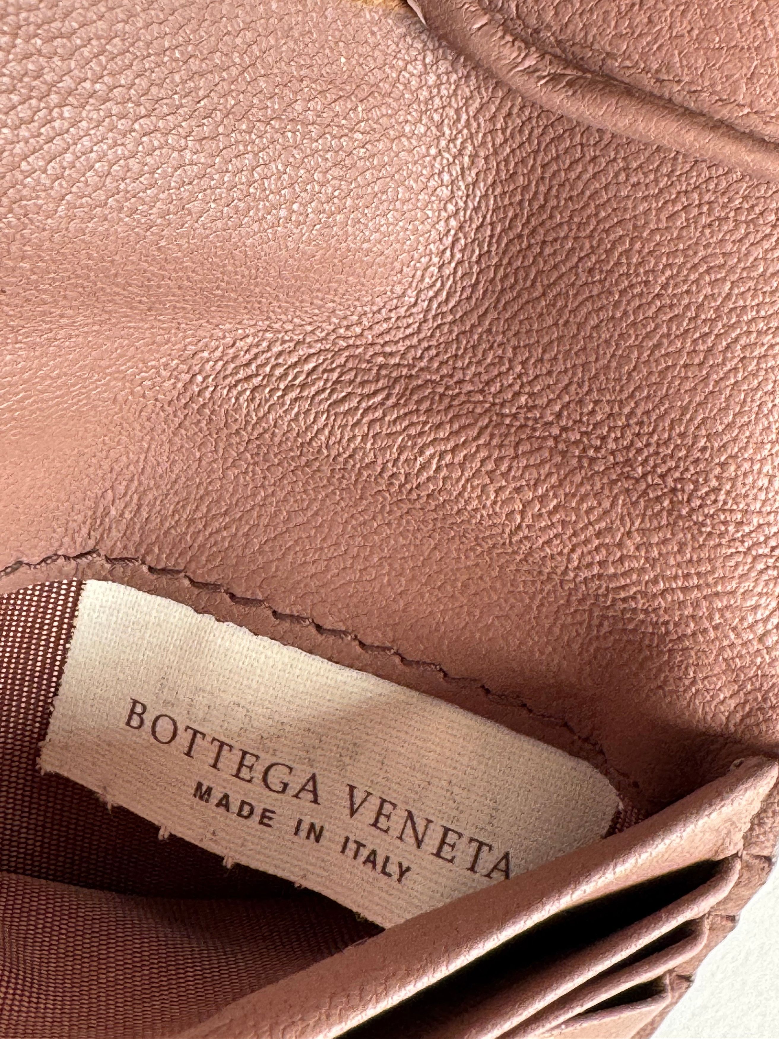 Bottega Veneta Vintage Intrecciato Leather Wallet Purple Size ONE SIZE - 5 Thumbnail