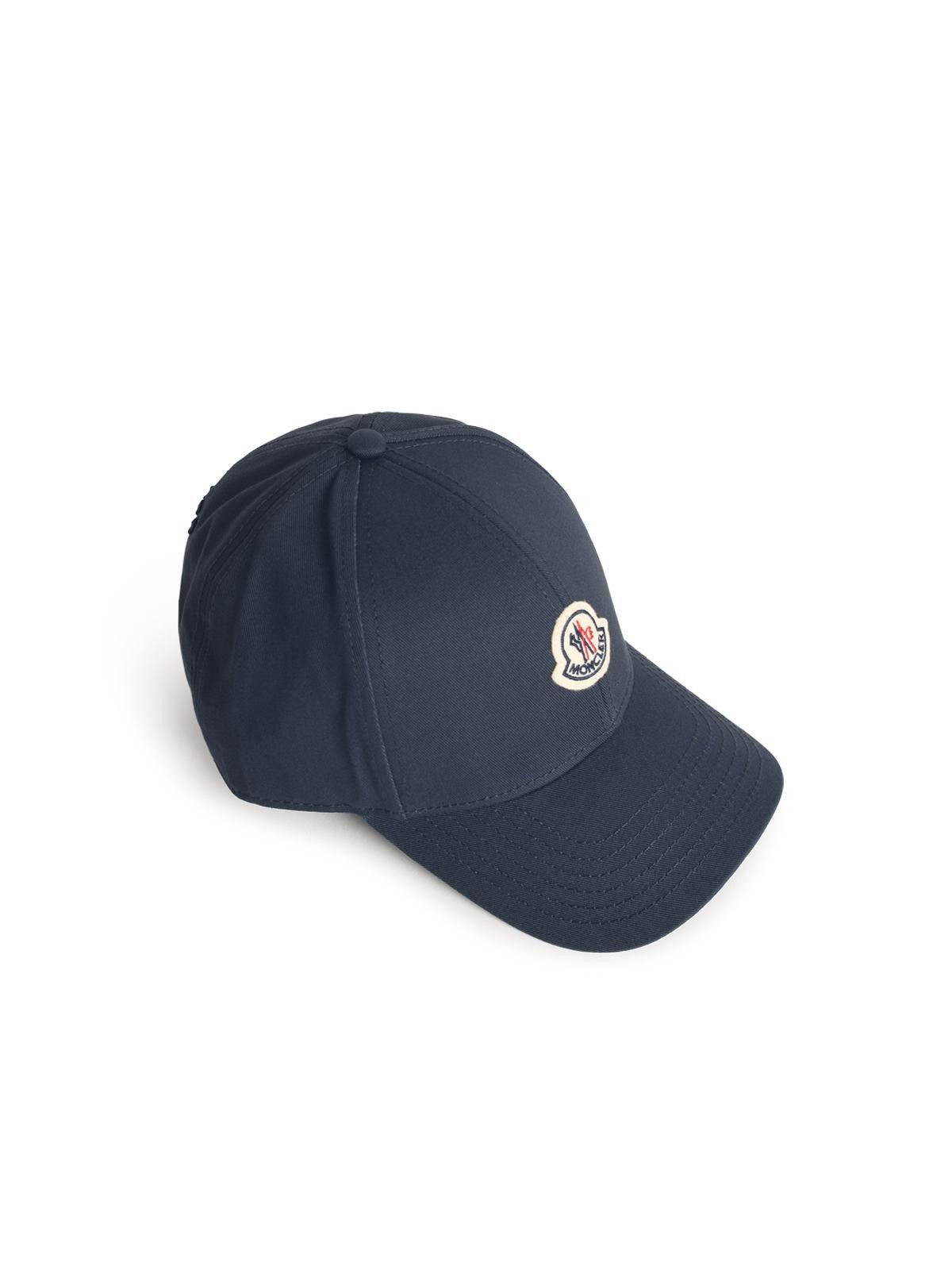 Moncler MONCLER Blue Cotton Cap Size ONE SIZE - 2 Thumbnail