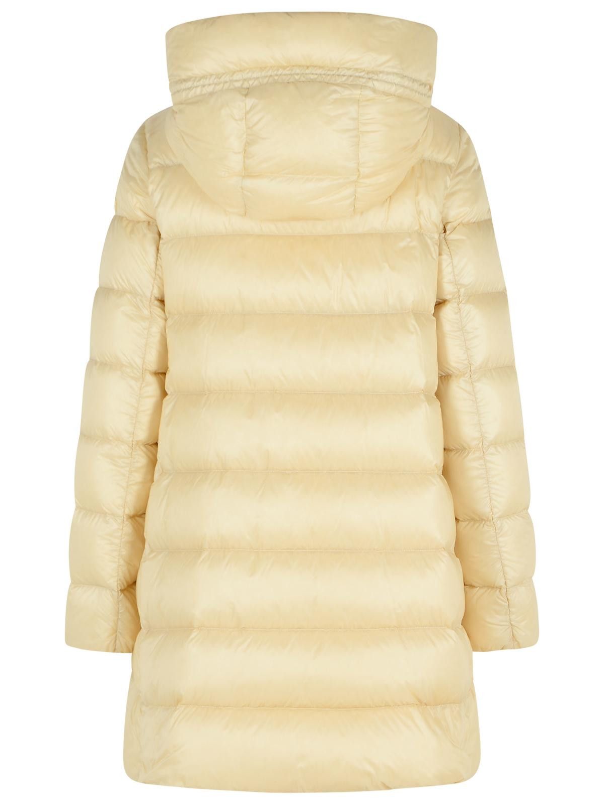 Moncler MONCLER Suyenne' Ivory Polyamide Coat Size XL / US 12-14 / IT 48-50 - 3 Thumbnail