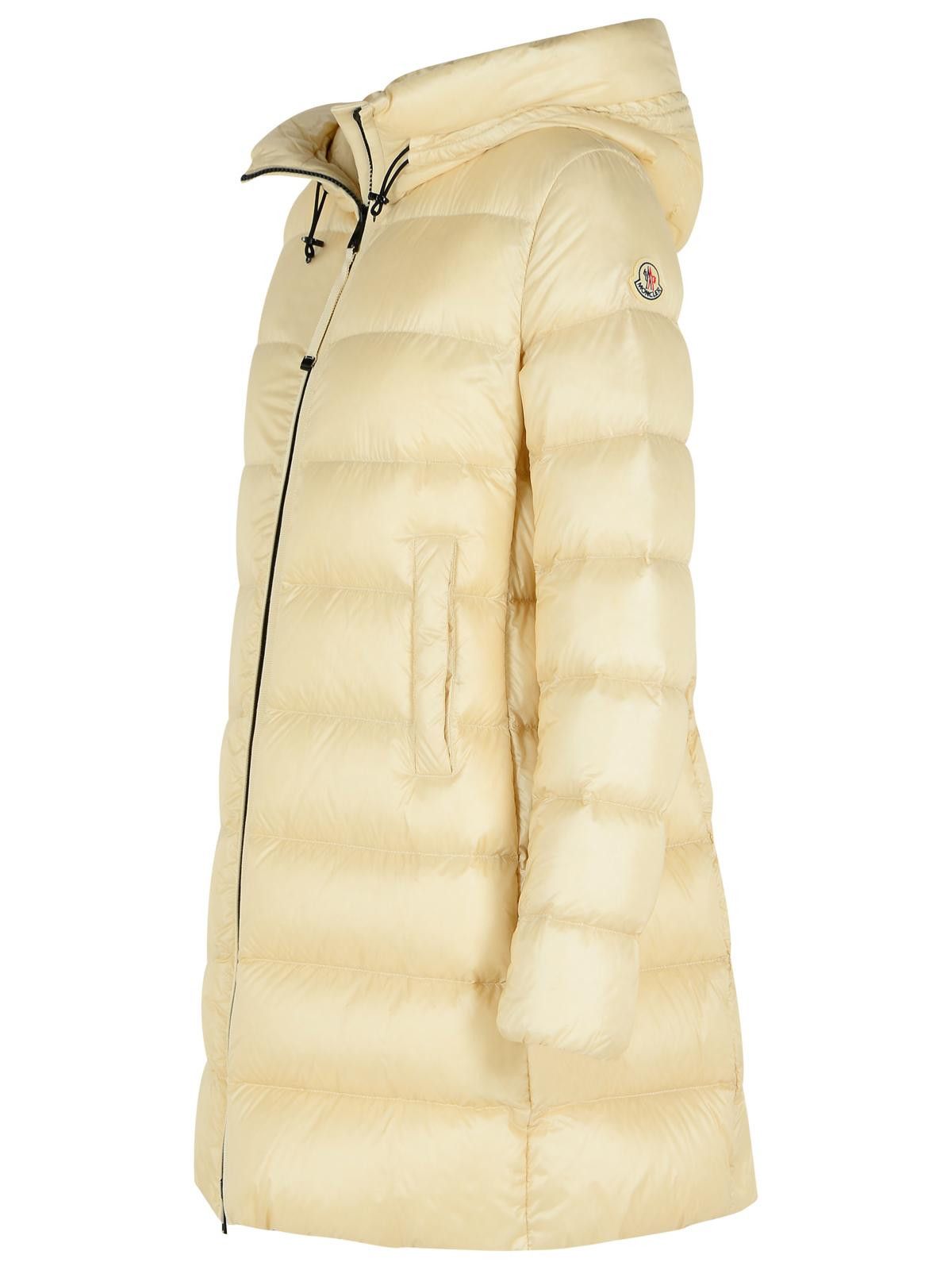 Moncler MONCLER Suyenne' Ivory Polyamide Coat Size XL / US 12-14 / IT 48-50 - 2 Thumbnail