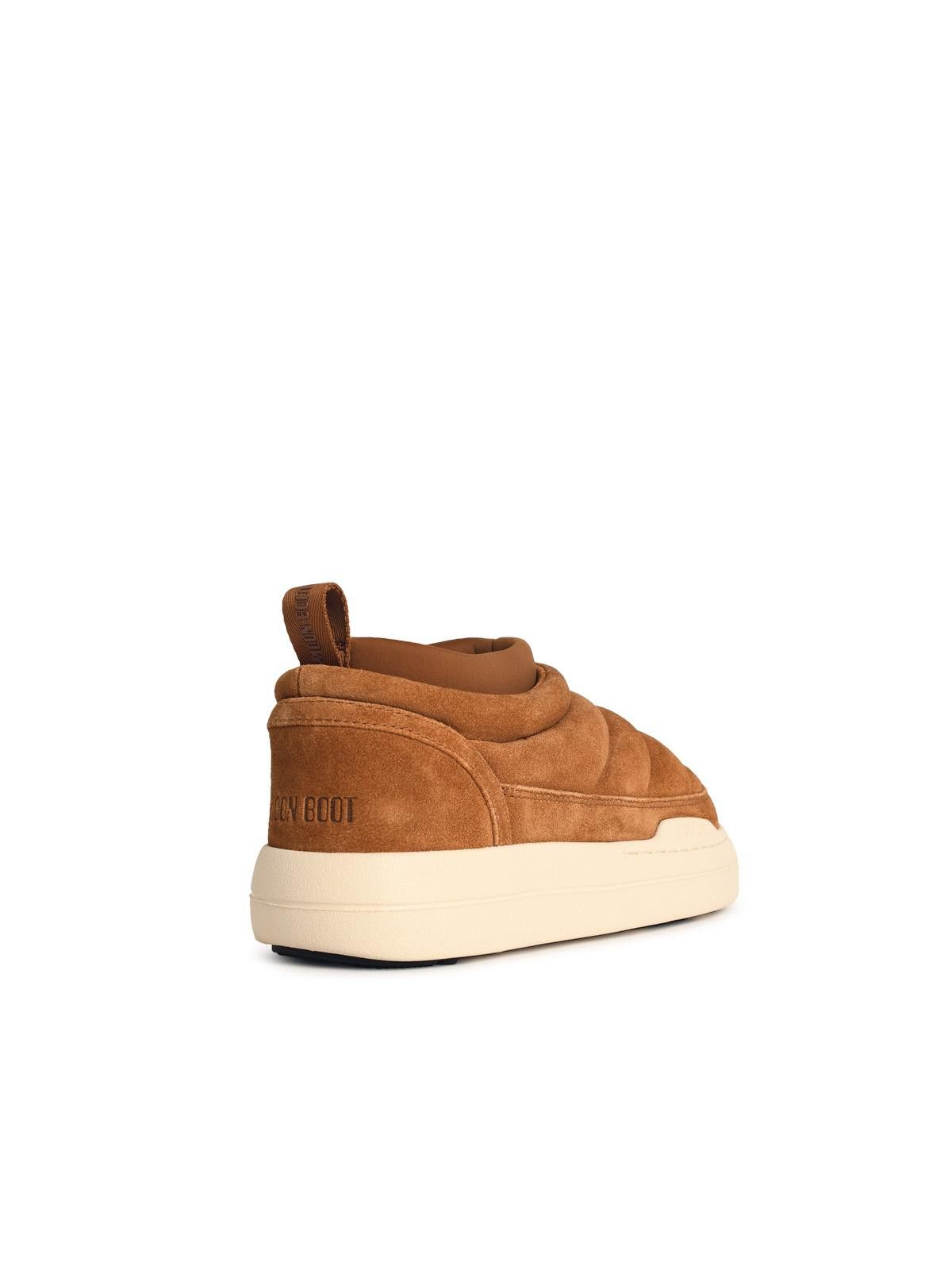 MOONBOOT 'Park' Suede Cognac Sneakers