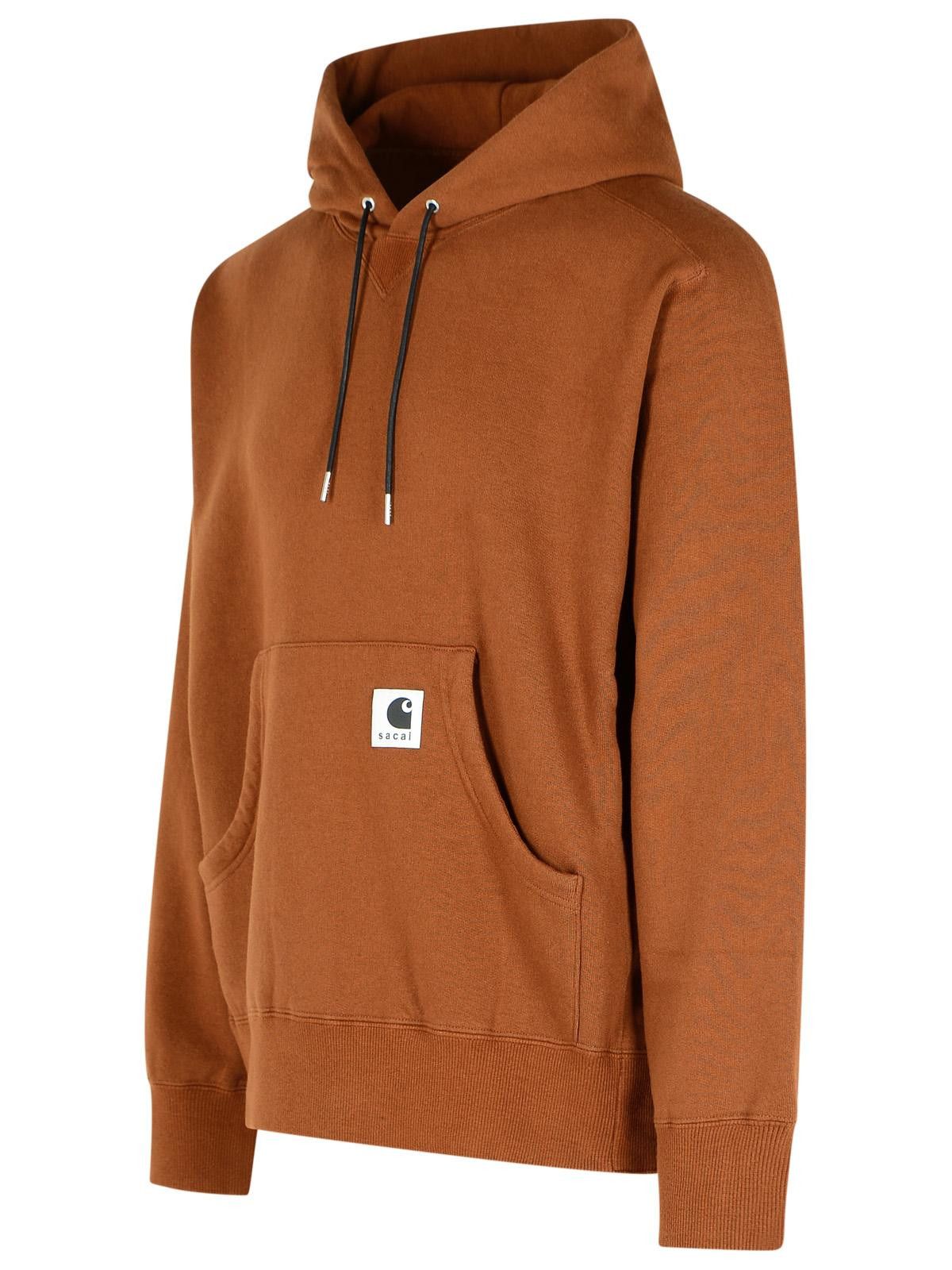 Sacai SACAI 'Charhartt Work In Progress' Brown Cotton Sweatshirt Size US L / EU 52-54 / 3 - 2 Thumbnail