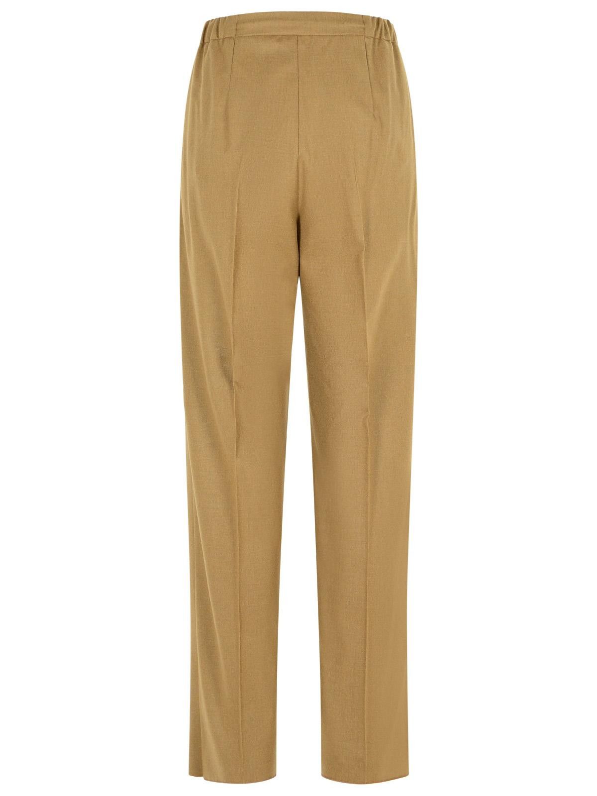 Max Mara MAX MARA 'Gatti' Dove-Gray Cashmere Drawstring Pants Size 28" / US 6 / IT 42 - 3 Thumbnail
