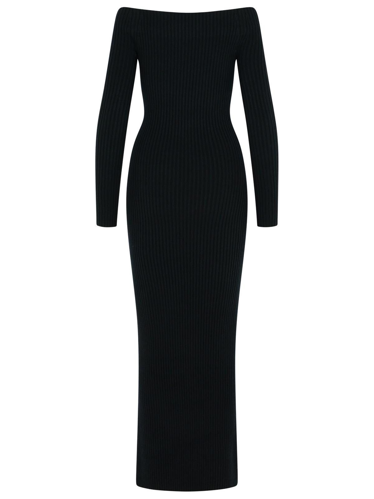 Max Mara MAX MARA 'Arnes 1234' Sheath Dress In Black Wool And Cachemire Size M / US 6-8 / IT 42-44 - 3 Thumbnail