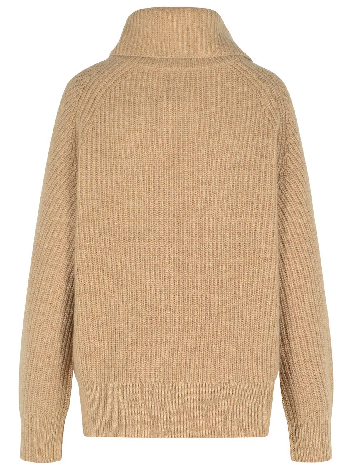 Loulou de Saison LOULOU DE SAISON 'Cecil' Beige Cashmere Sweater Size XS / US 0-2 / IT 36-38 - 3 Thumbnail