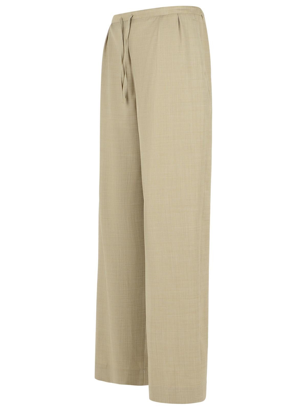Loulou de Saison LOULOU DE SAISON 'Cove' Beige Virgin Wool Pants Size 27" / US 4 / IT 40 - 2 Thumbnail