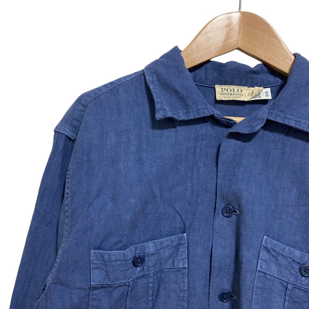 Ralph Lauren Ralph Lauren Denim & Supply Ralph Lauren Denim Shirt Denim Dress Shirt DUTY FREE for USA Size ONE SIZE - 2 Thumbnail