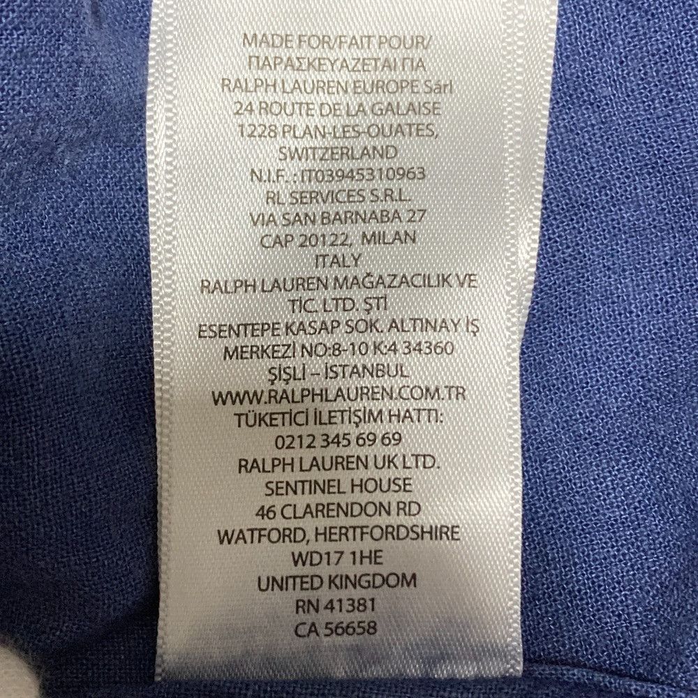 Ralph Lauren Ralph Lauren Denim & Supply Ralph Lauren Denim Shirt Denim Dress Shirt DUTY FREE for USA Size ONE SIZE - 14 Thumbnail
