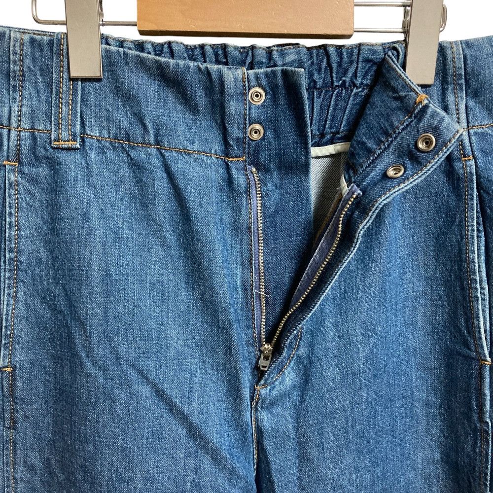Other Other MACPHEE Organic Cotton Denim Wide Cropped Pants Denim Jeans DUTY FREE for USA Size ONE SIZE - 4 Thumbnail