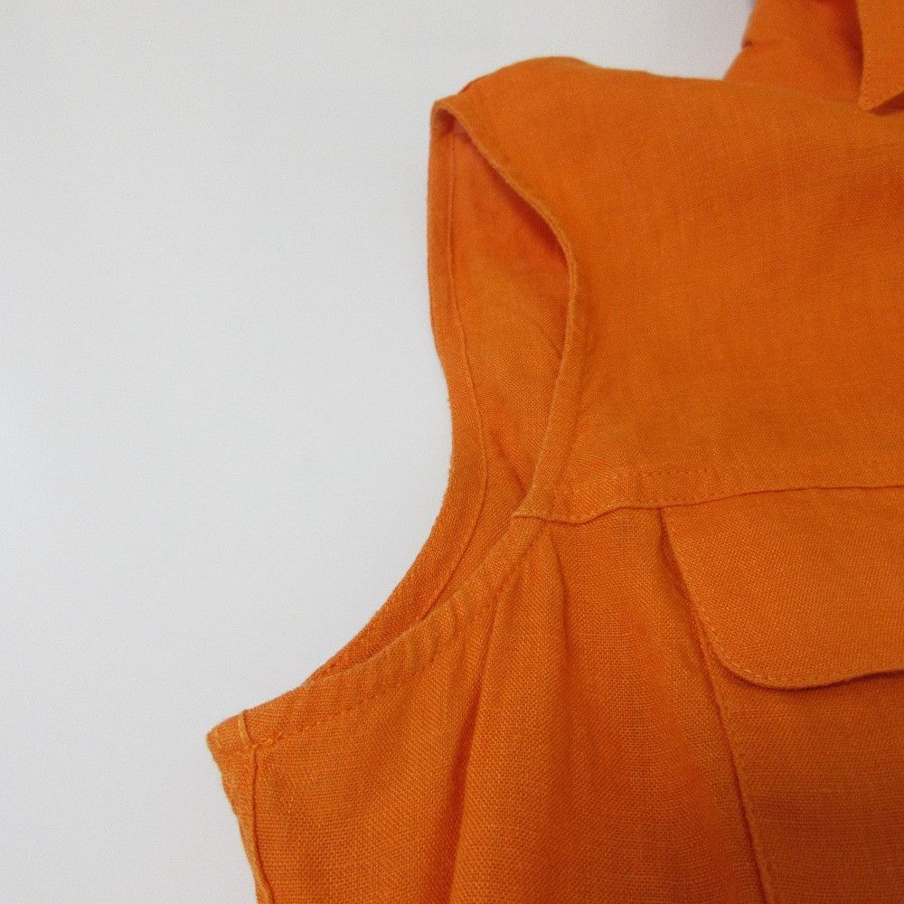 Celine Celine Celine 100% Linen Sleeveless Pullover Shirt Natural Material Tops DUTY FREE for USA Size ONE SIZE - 9 Thumbnail