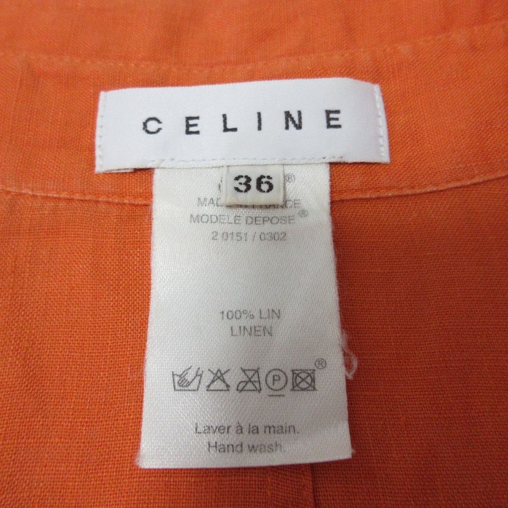 Celine Celine Celine 100% Linen Sleeveless Pullover Shirt Natural Material Tops DUTY FREE for USA Size ONE SIZE - 5 Thumbnail