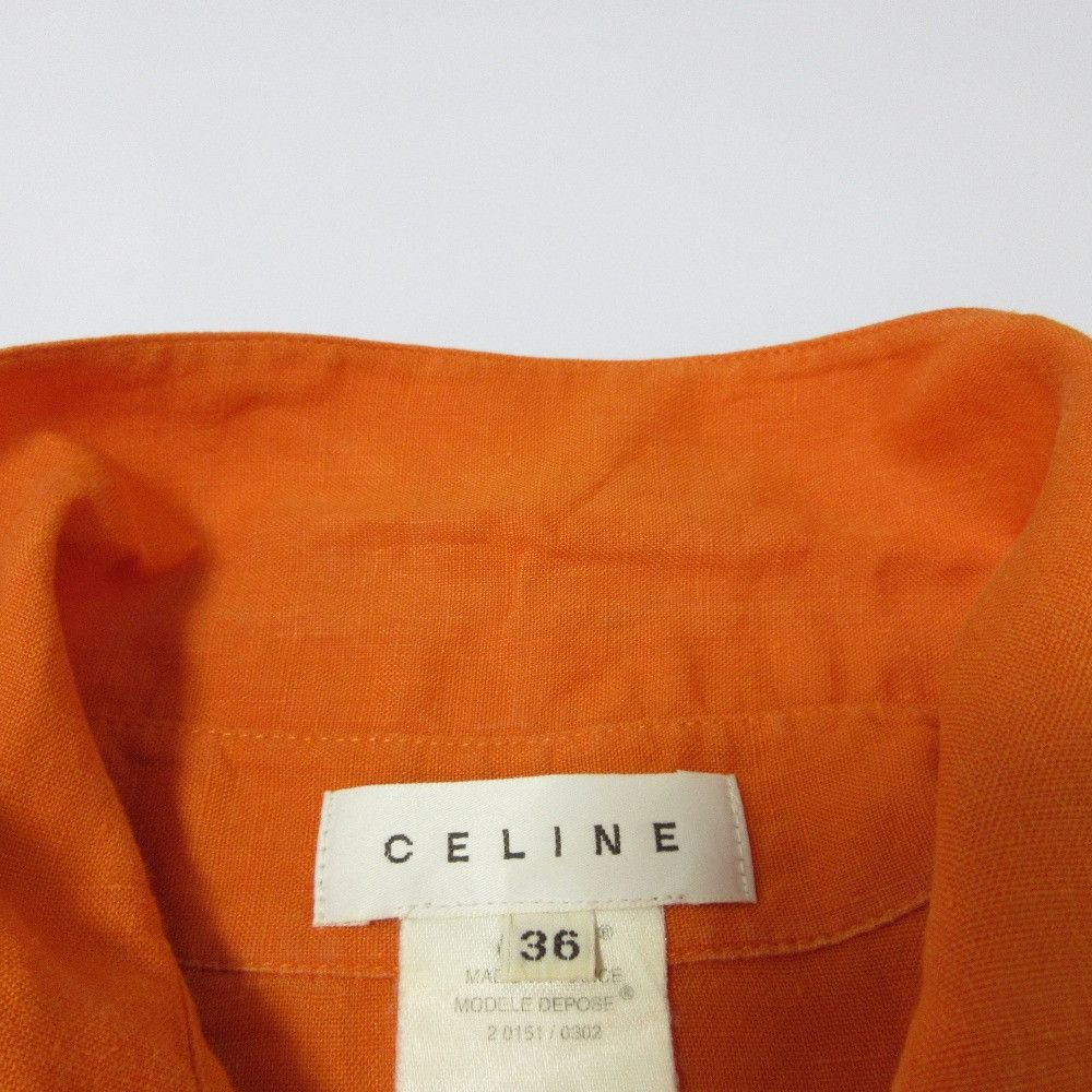 Celine Celine Celine 100% Linen Sleeveless Pullover Shirt Natural Material Tops DUTY FREE for USA Size ONE SIZE - 7 Thumbnail