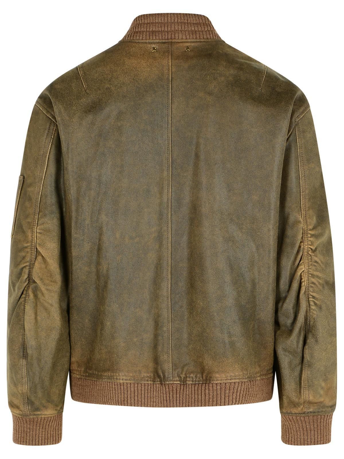 Golden Goose GOLDEN GOOSE Brown Leather Jacket Size US S / EU 44-46 / 1 - 3 Thumbnail