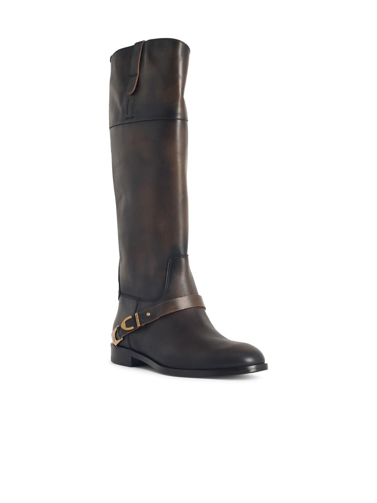 Golden Goose GOLDEN GOOSE 'Charlie' Dark Brown Leather Boots Size US 9 / IT 39 - 2 Thumbnail