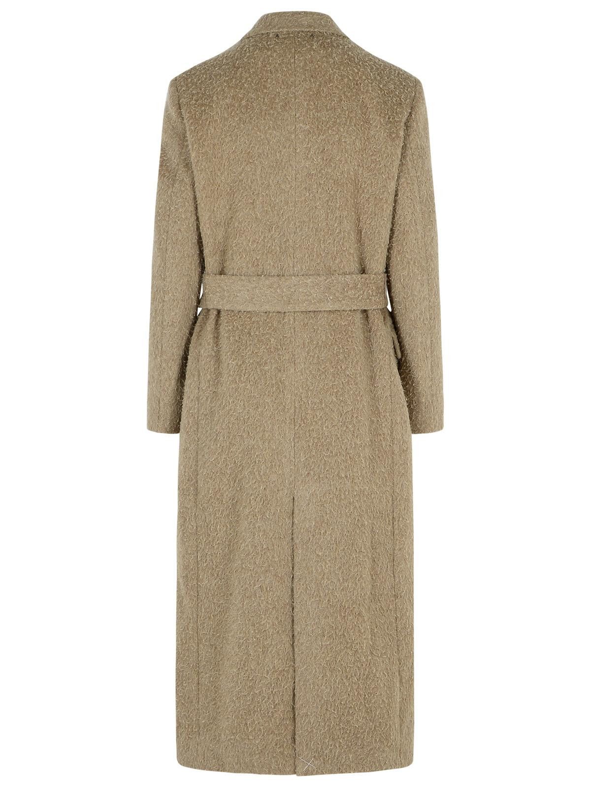 Golden Goose GOLDEN GOOSE Double-Breasted Coat In Beige Wool Blend Size S / US 4 / IT 40 - 3 Thumbnail