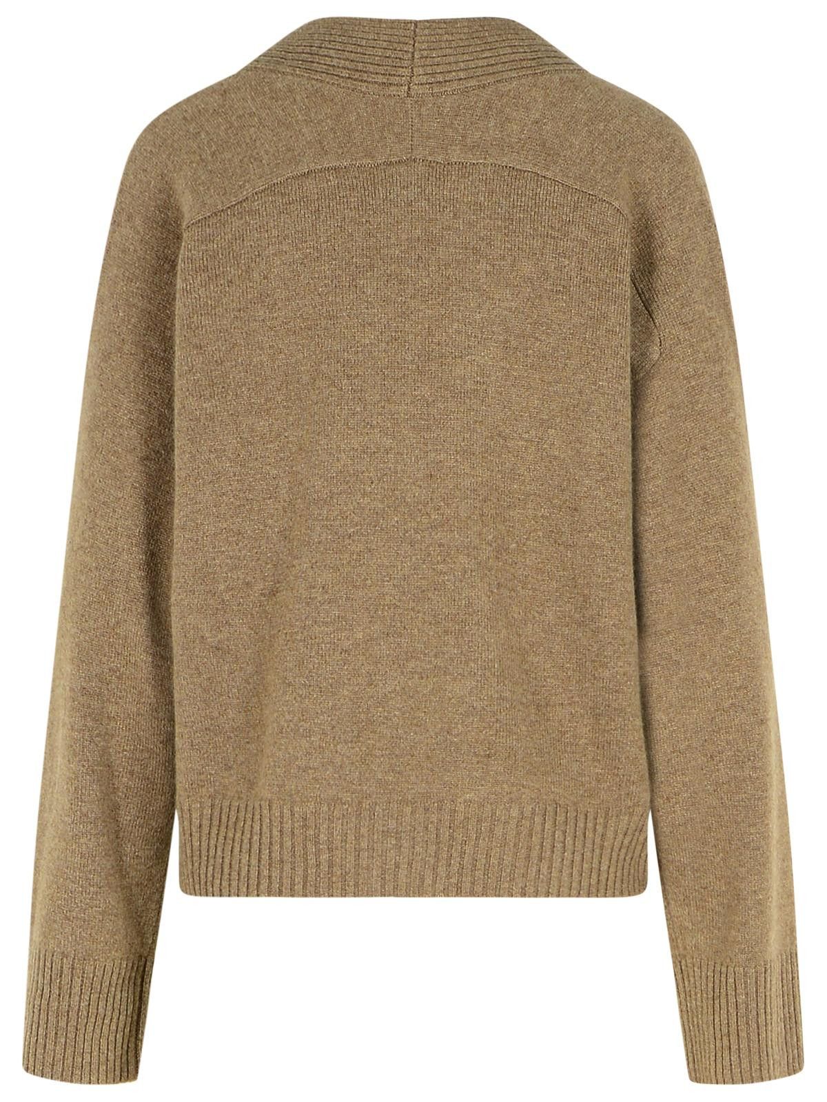Loulou de Saison LOULOU DE SAISON Cashmere Cardigan Mole Melange Size M / US 6-8 / IT 42-44 - 3 Thumbnail